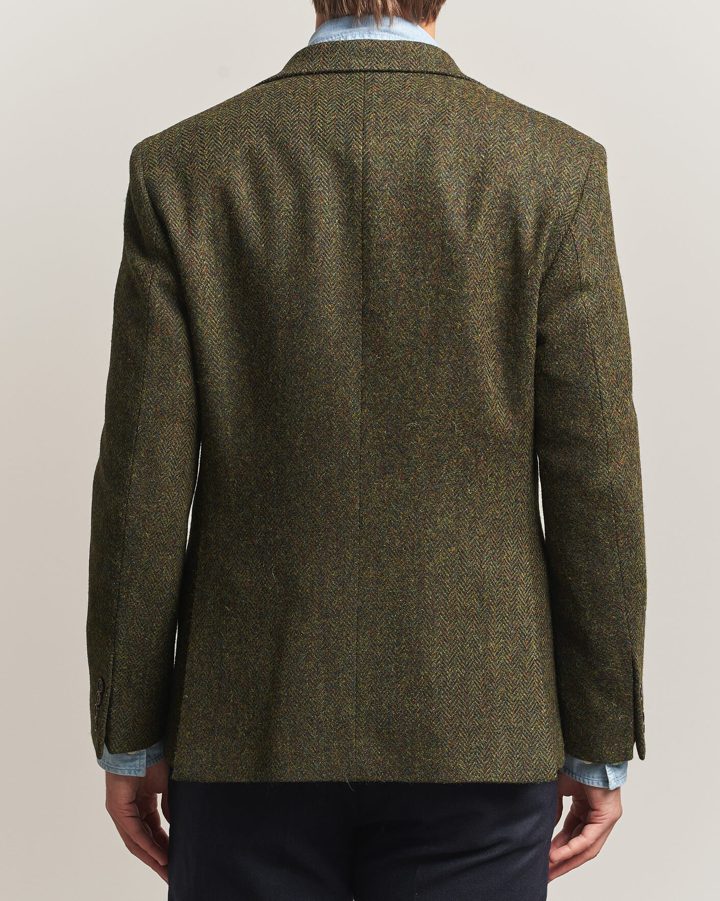 Men | Blazers | Walker Slater | Edward Harris Tweed Herringbone Blazer Green
