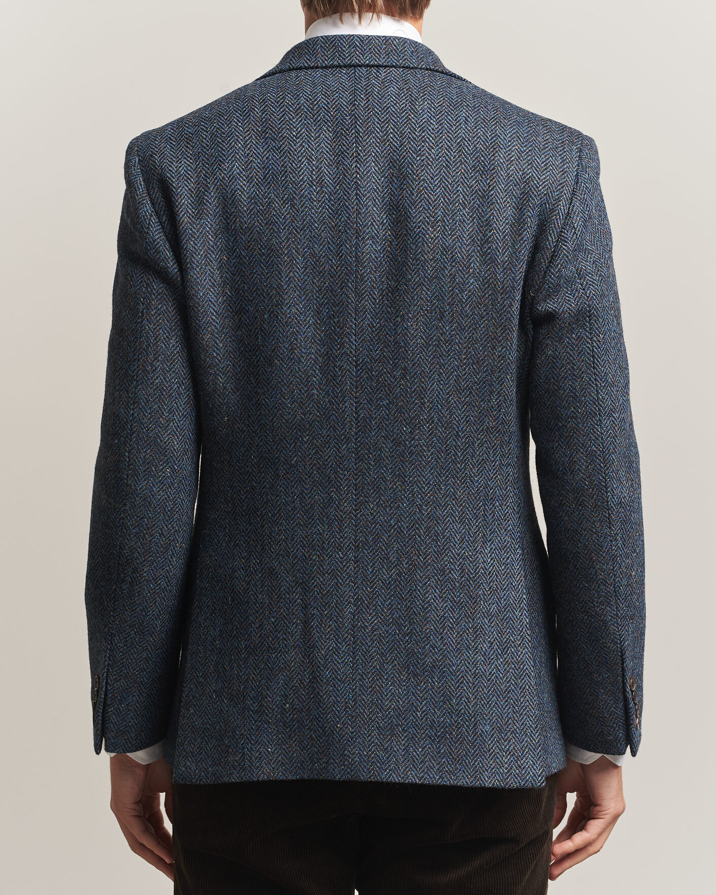 Men | Blazers | Walker Slater | Edward Harris Tweed Herringbone Blazer Navy