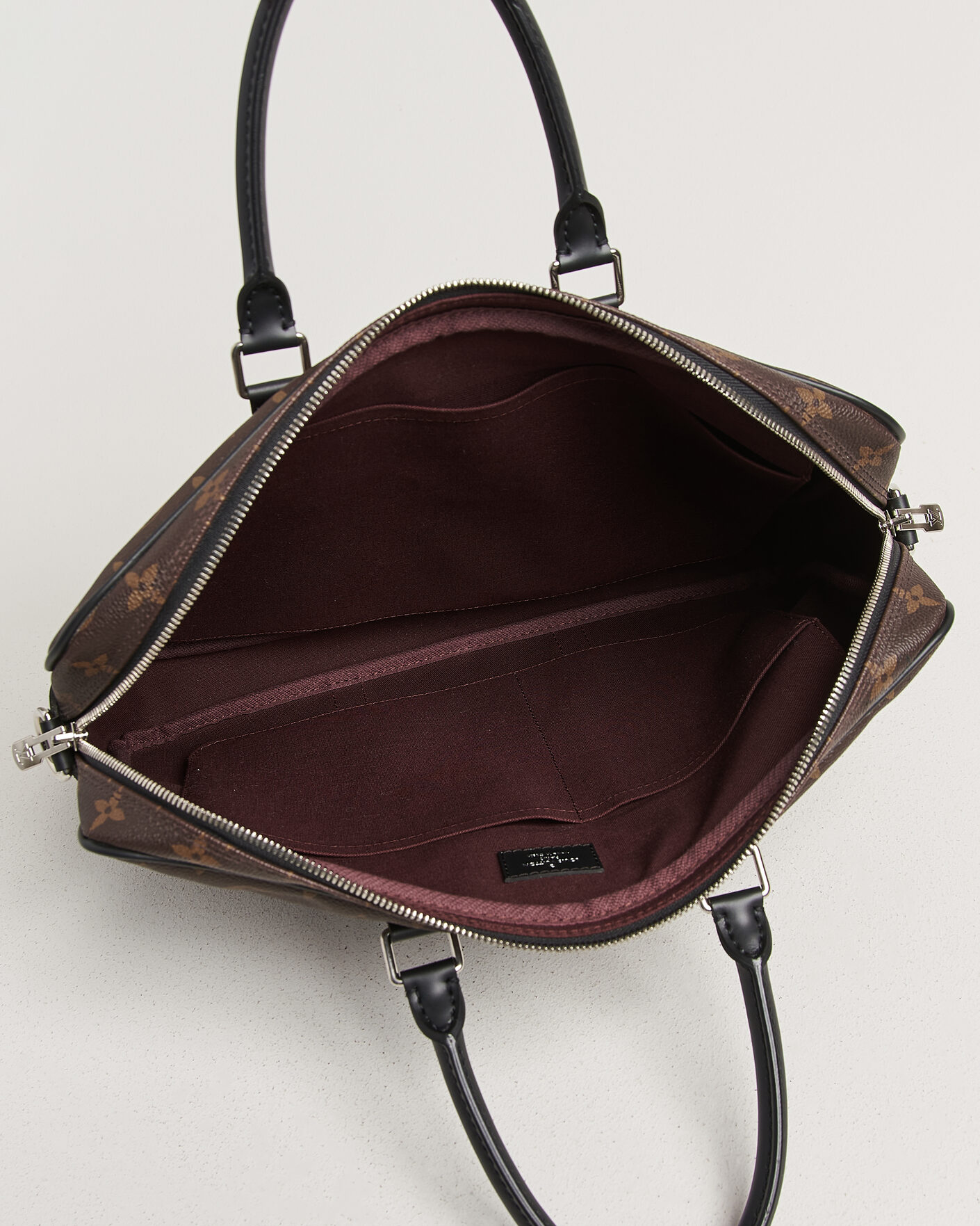Men | Pre-Owned & Vintage Bags | Louis Vuitton Pre-Owned | Porte-Documents Voyage Briefcase Monogram Macassar