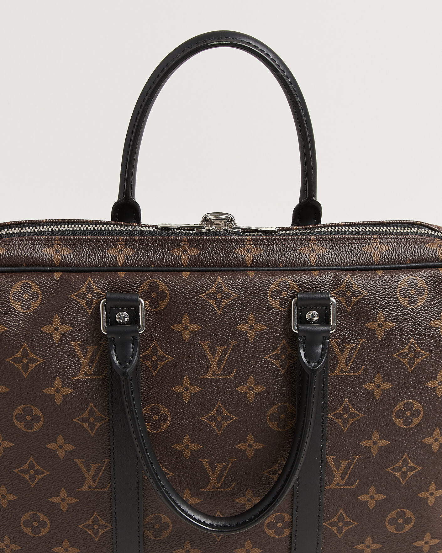 Men | Pre-Owned & Vintage Bags | Louis Vuitton Pre-Owned | Porte-Documents Voyage Briefcase Monogram Macassar