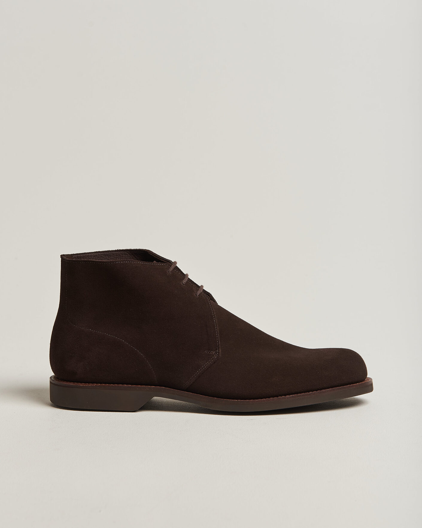 Men | Boots | Crockett & Jones | Unlined Chukka 4 Boot Dark Brown Suede