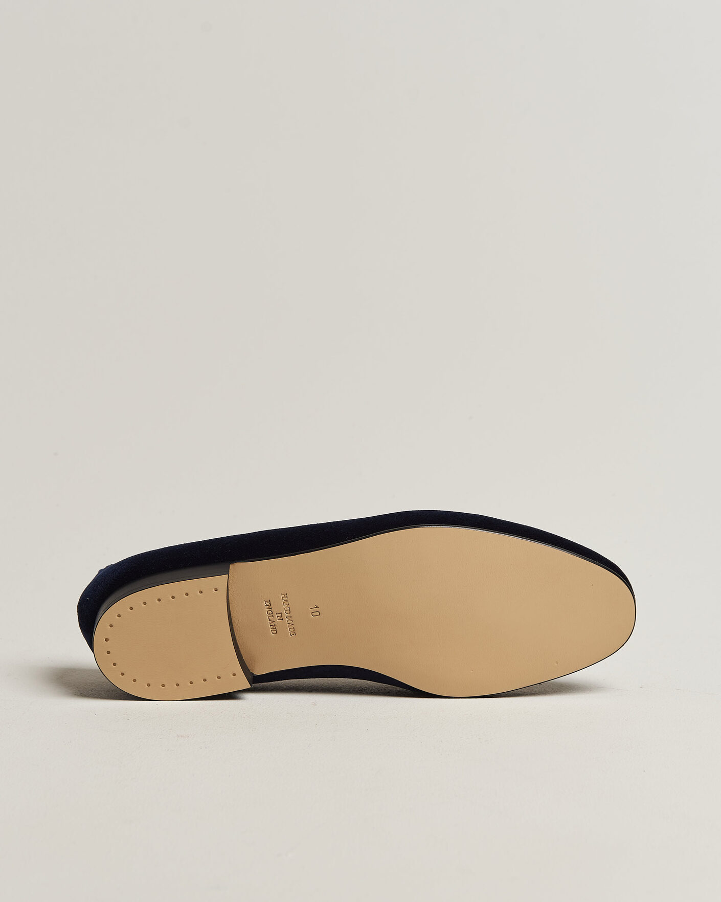 Men | Loafers | Bowhill & Elliott | Plain Albert Pump Navy Velvet