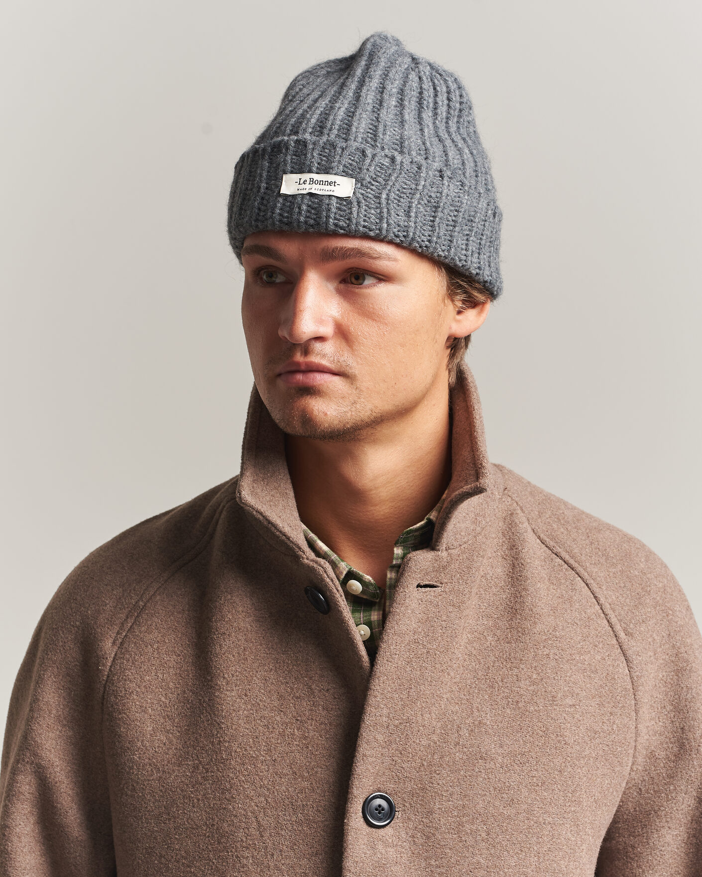 Le Bonnet Le Grand Logo Slate Grey at CareOfCarl.com