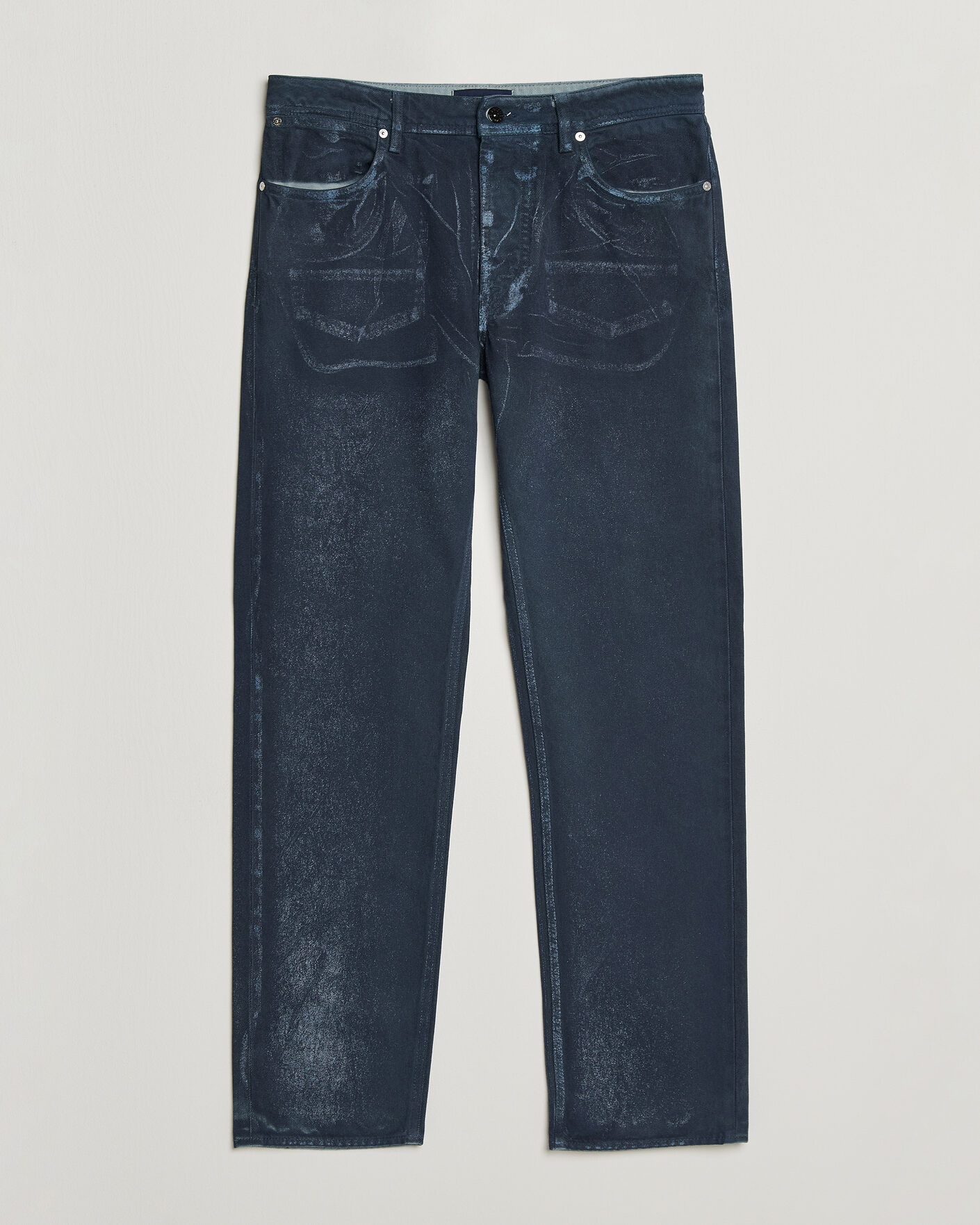 Men | Jeans | Stone Island | Hand Sprayed Reflective Bull Denim Jeans Slate Blue