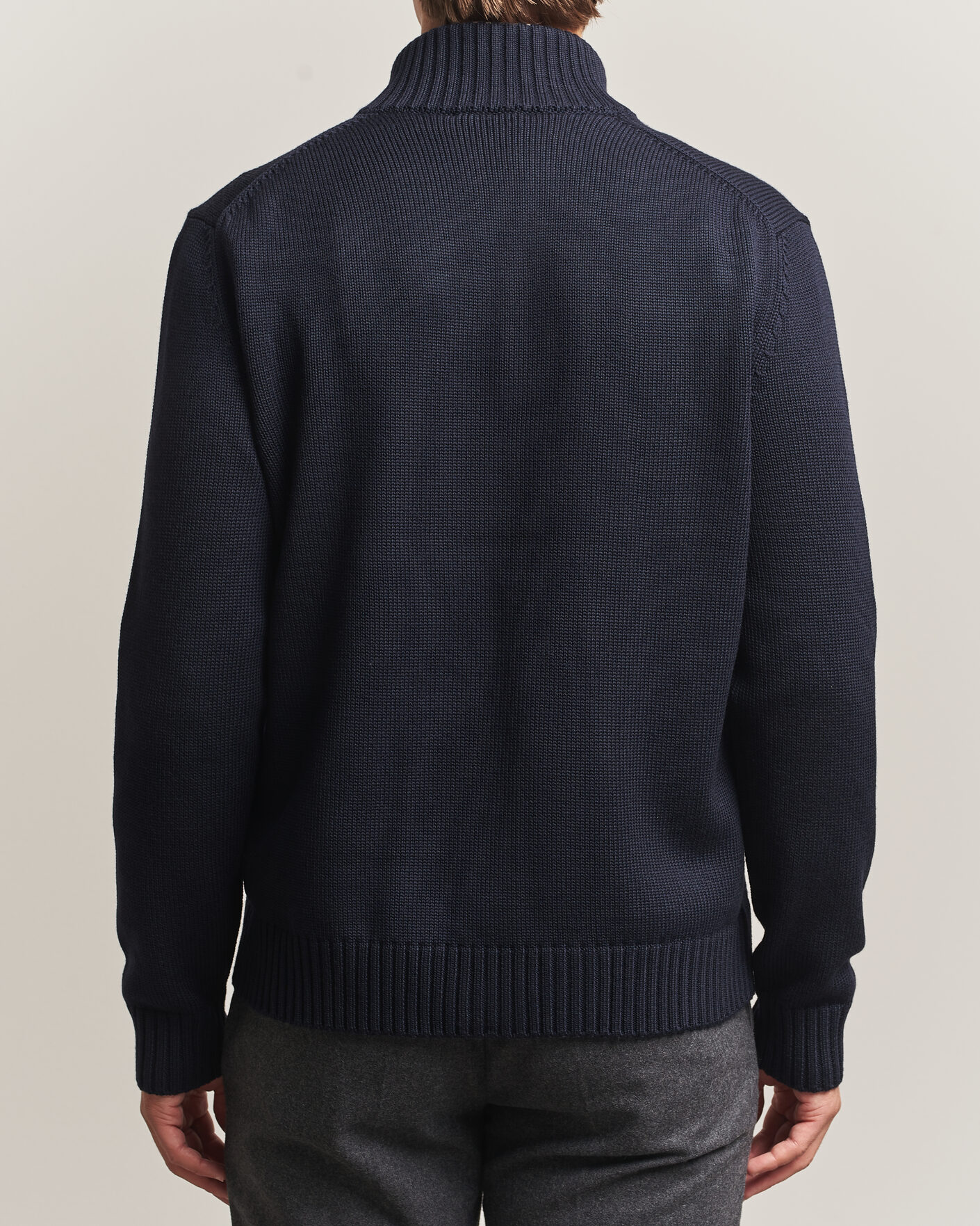 Men | Sweaters & Knitwear | Zanone | Virgin Merino Wool Chioto Navy