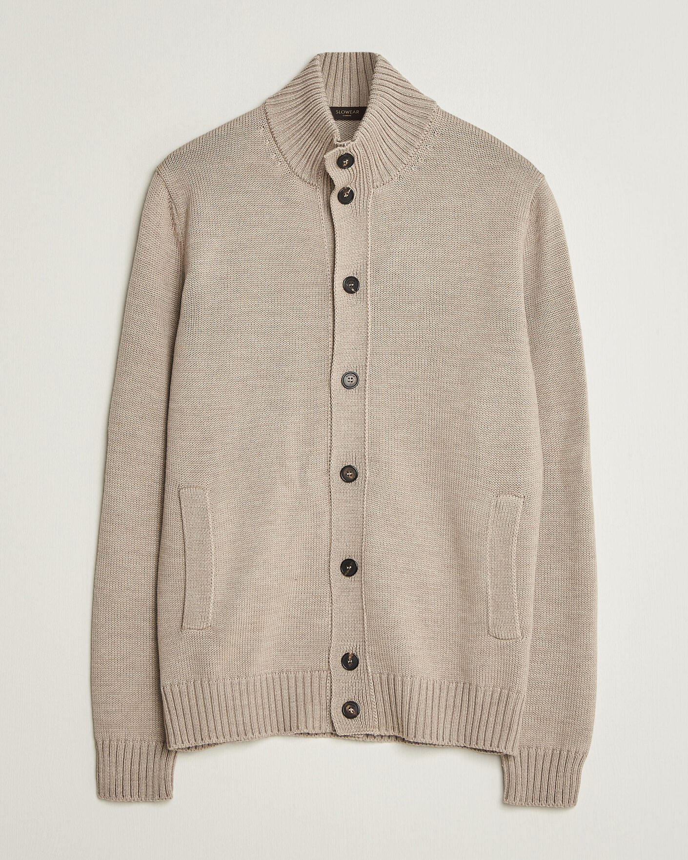 Men | Sweaters & Knitwear | Zanone | Virgin Merino Wool Chioto Beige