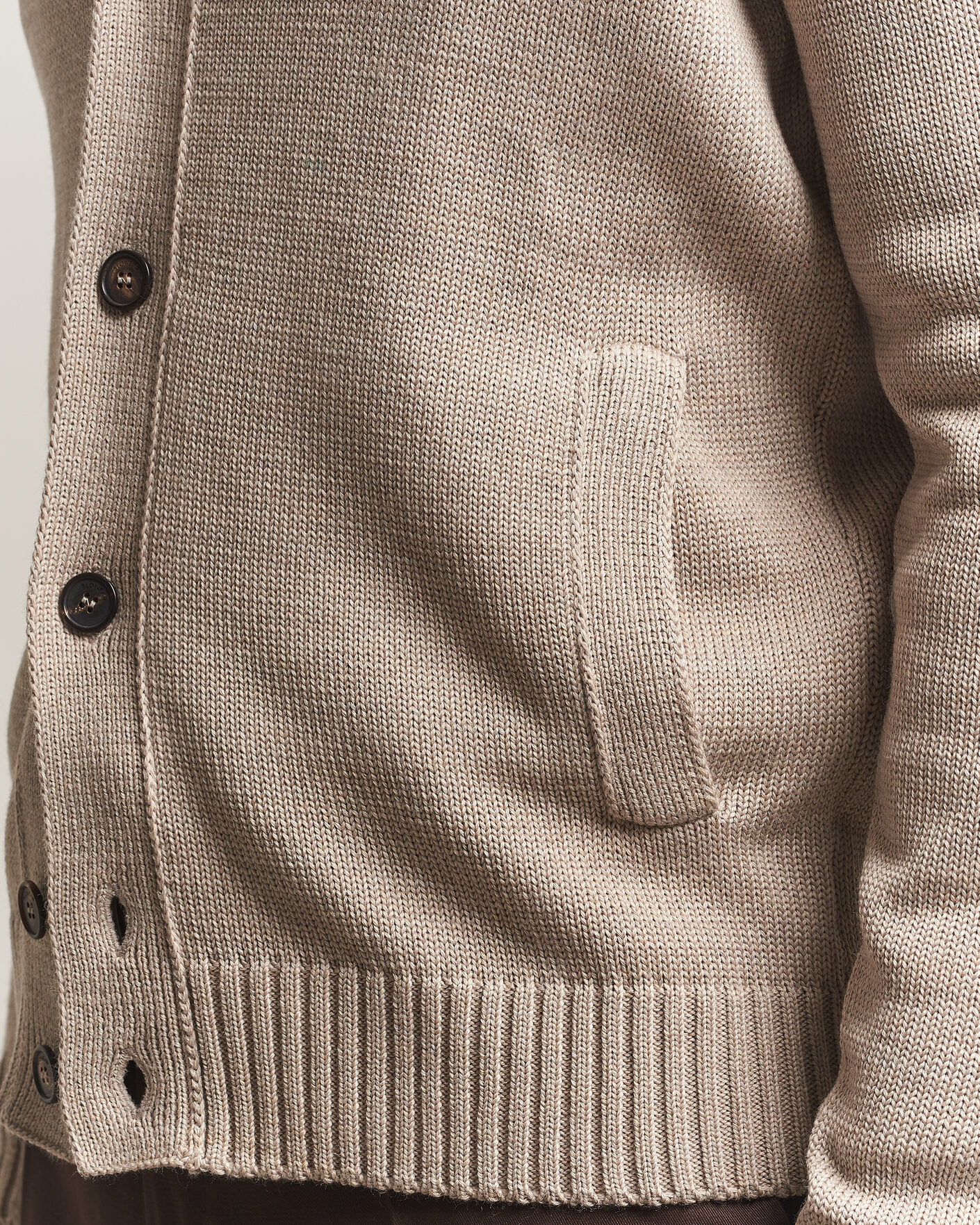 Zanone Virgin Merino Wool Chioto Beige at CareOfCarl.com