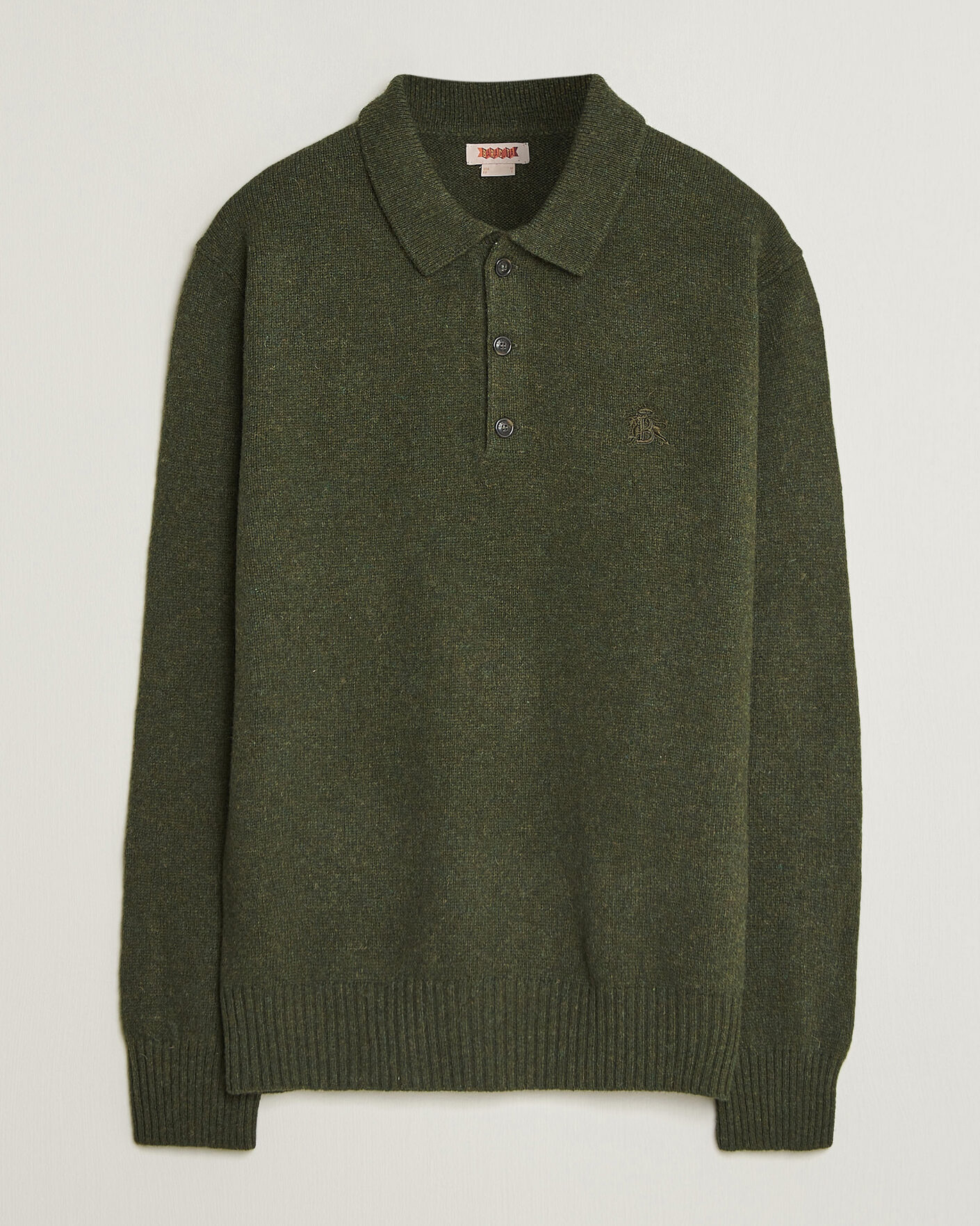 Men | Sweaters & Knitwear | Baracuta | Shetland Polo Beech