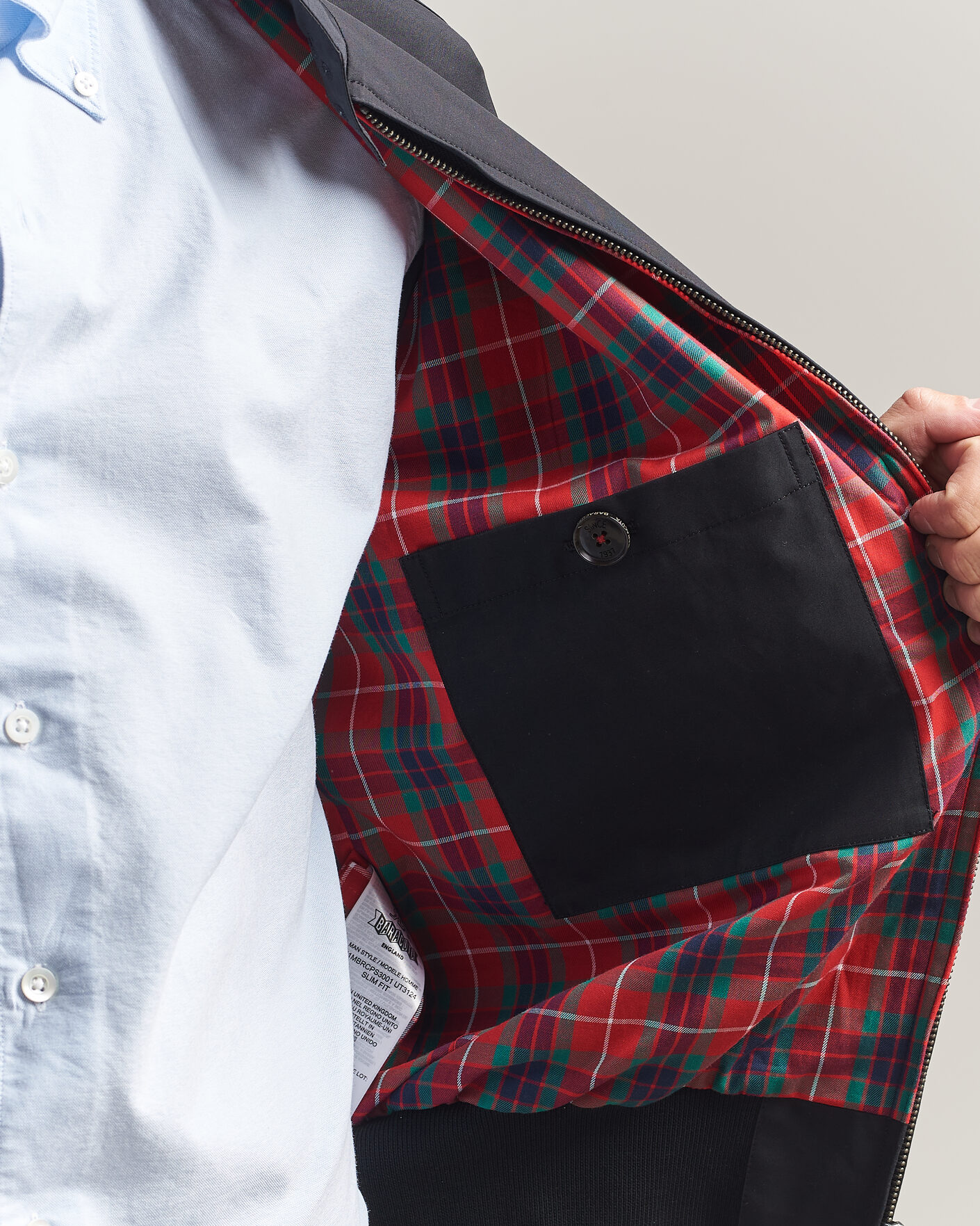 Men | Coats & Jackets | Baracuta | G9 Original Harrington Jacket Dark Navy
