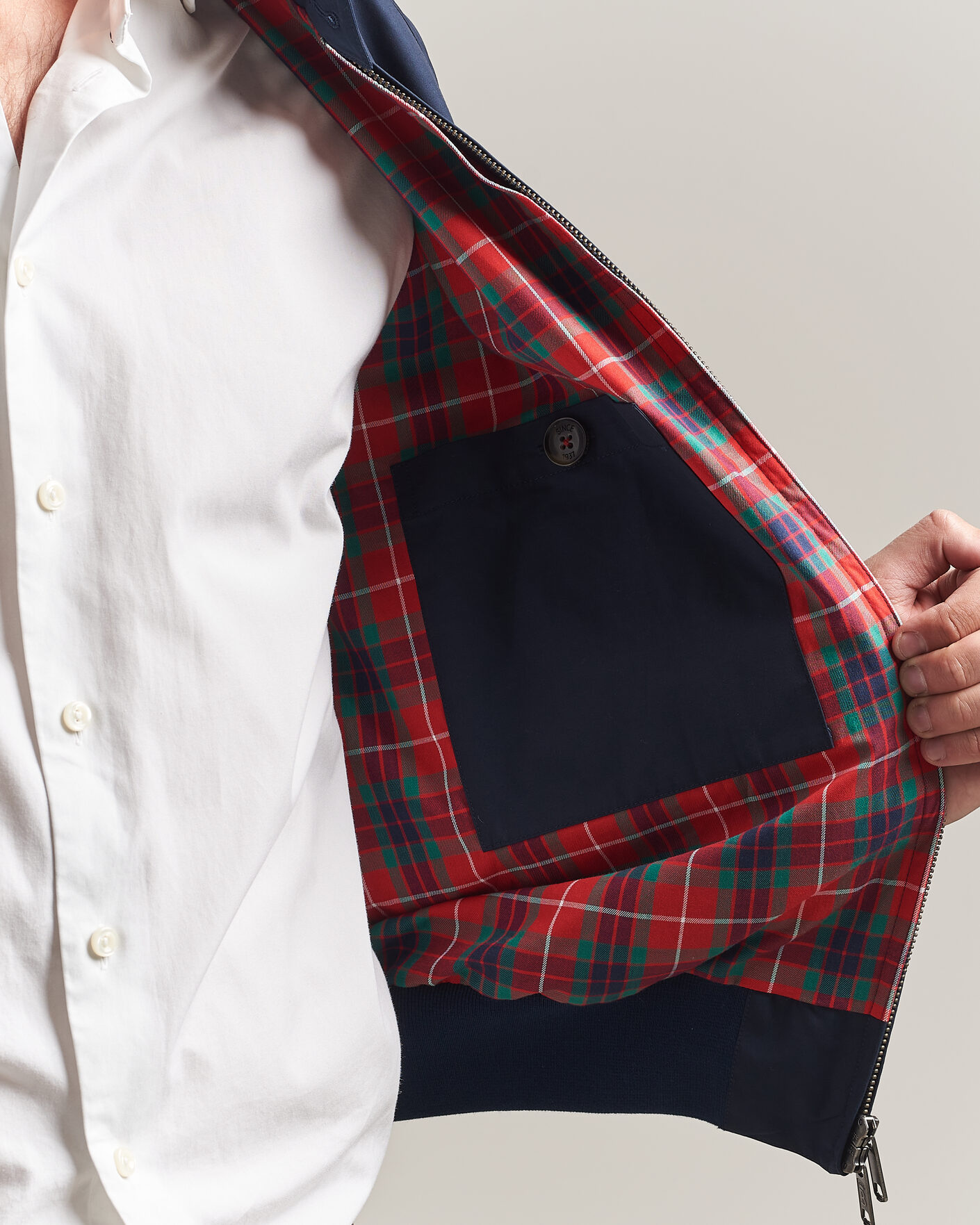 Men | Coats & Jackets | Baracuta | G9 Original Harrington Jacket Navy