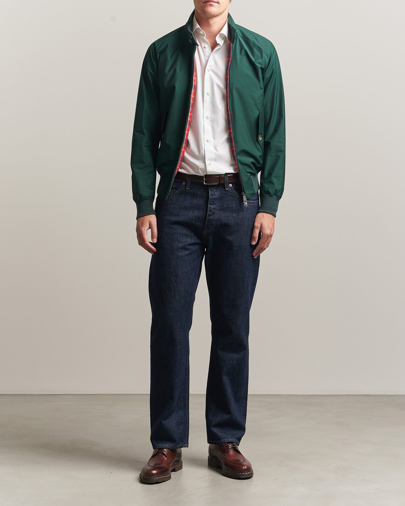 Men | Coats & Jackets | Baracuta | G9 Original Harrington Jacket Racing Green