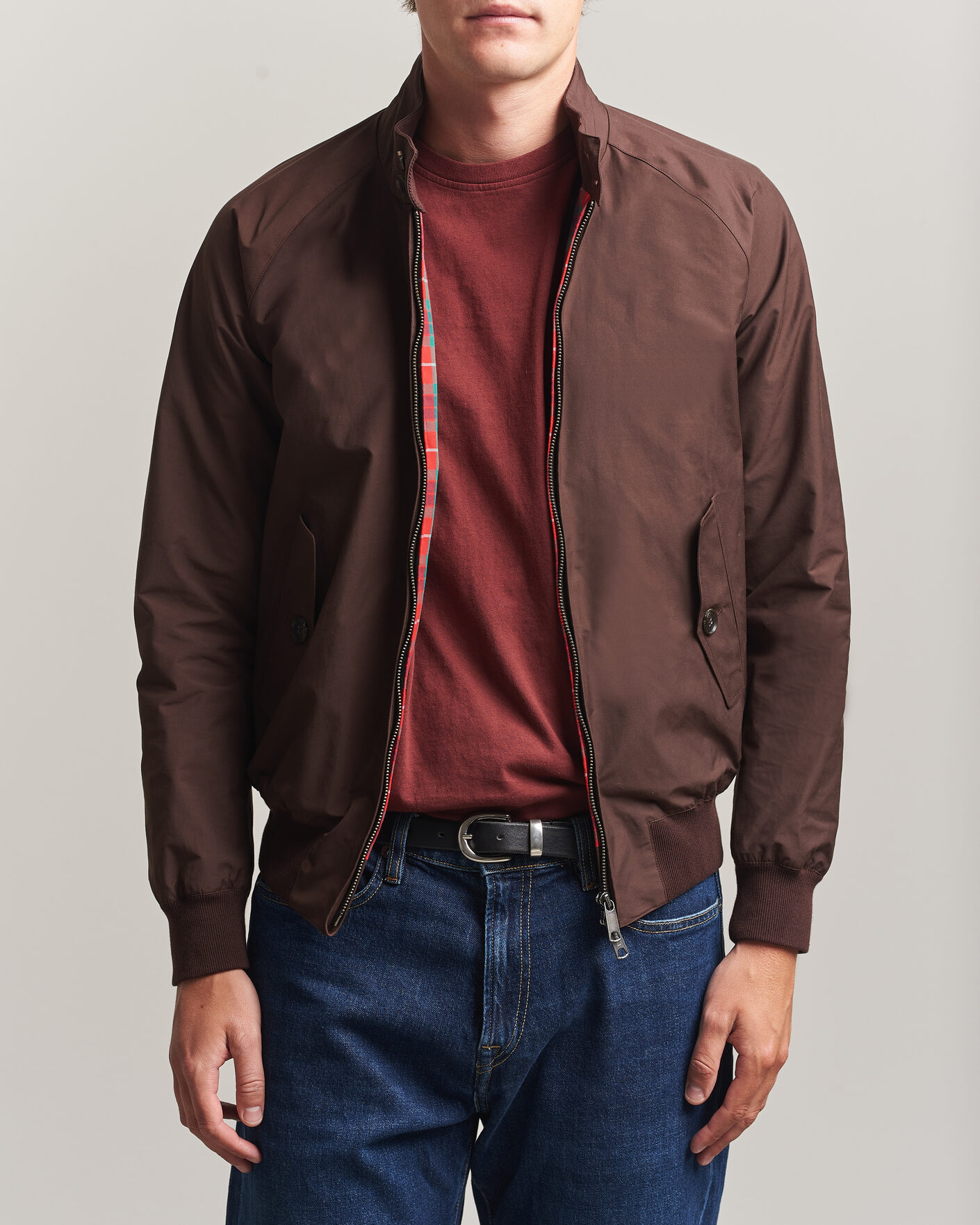 Men | Coats & Jackets | Baracuta | G9 Original Harrington Jacket Brown Cigar