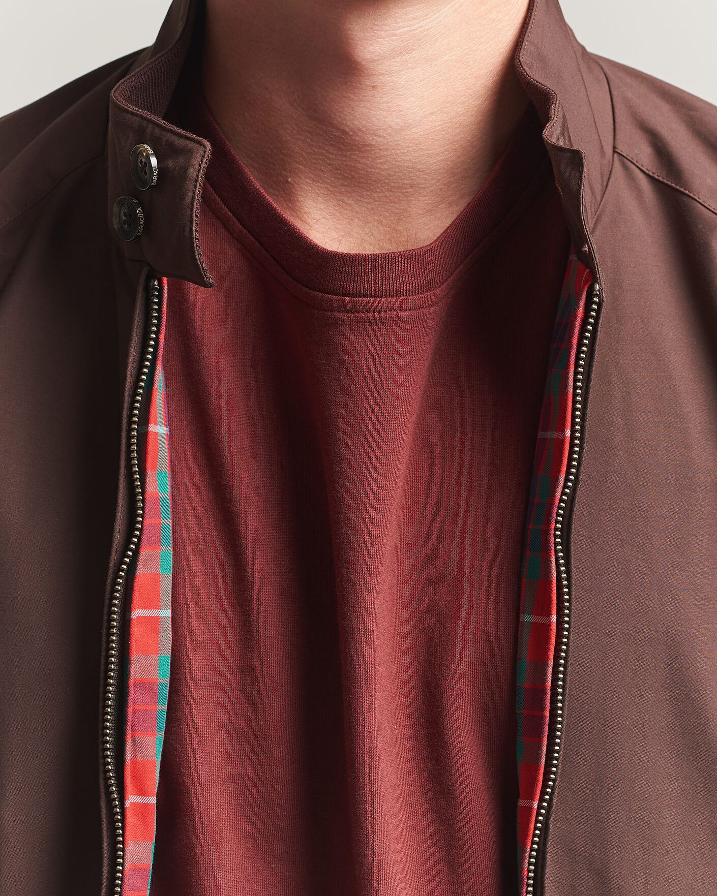 Men | Coats & Jackets | Baracuta | G9 Original Harrington Jacket Brown Cigar
