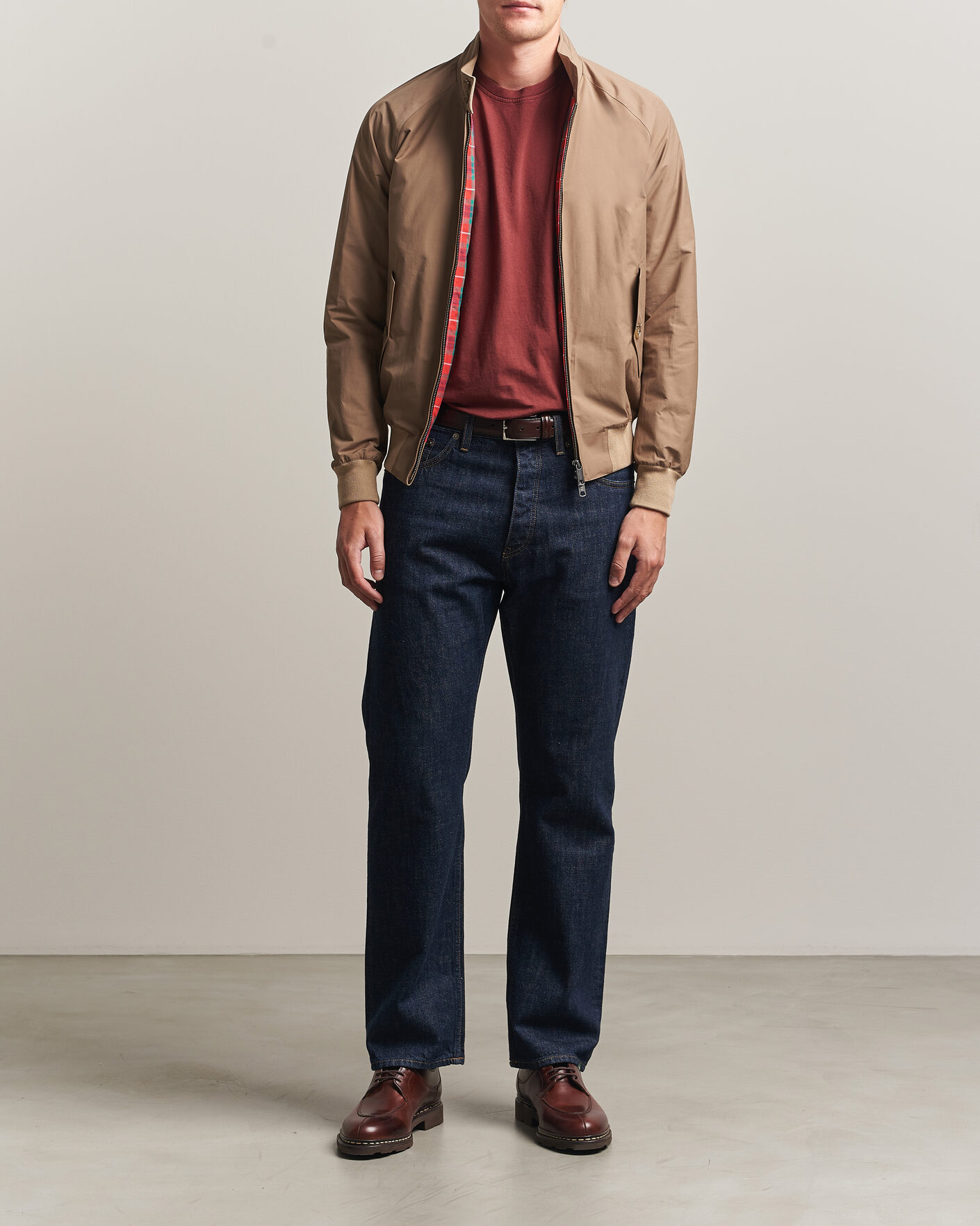 Men | Coats & Jackets | Baracuta | G9 Original Harrington Jacket Tan