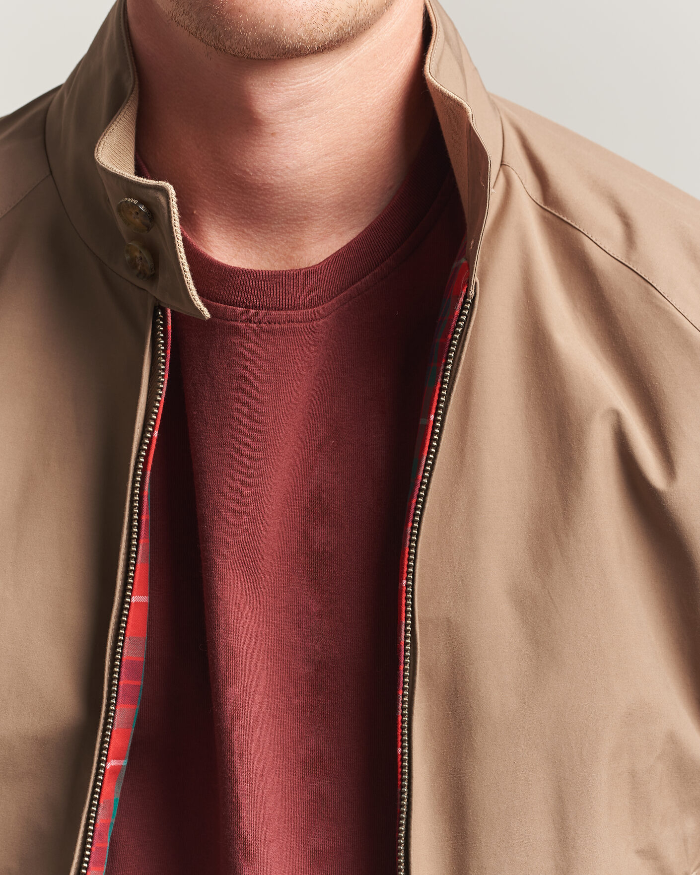 Men | Coats & Jackets | Baracuta | G9 Original Harrington Jacket Tan