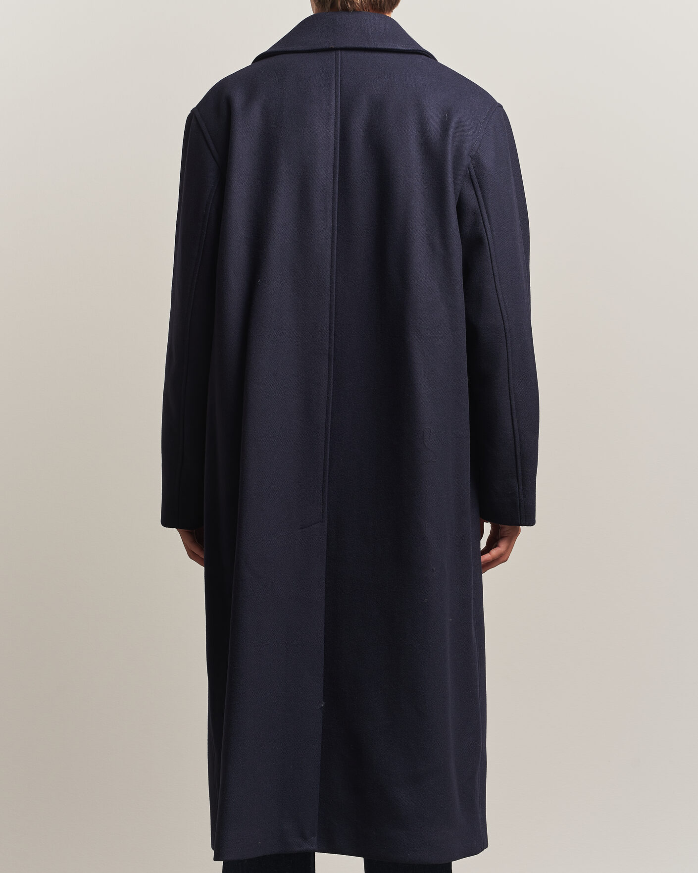 Sunflower Wool Blend Winter Coat Navy at CareOfCarl.com