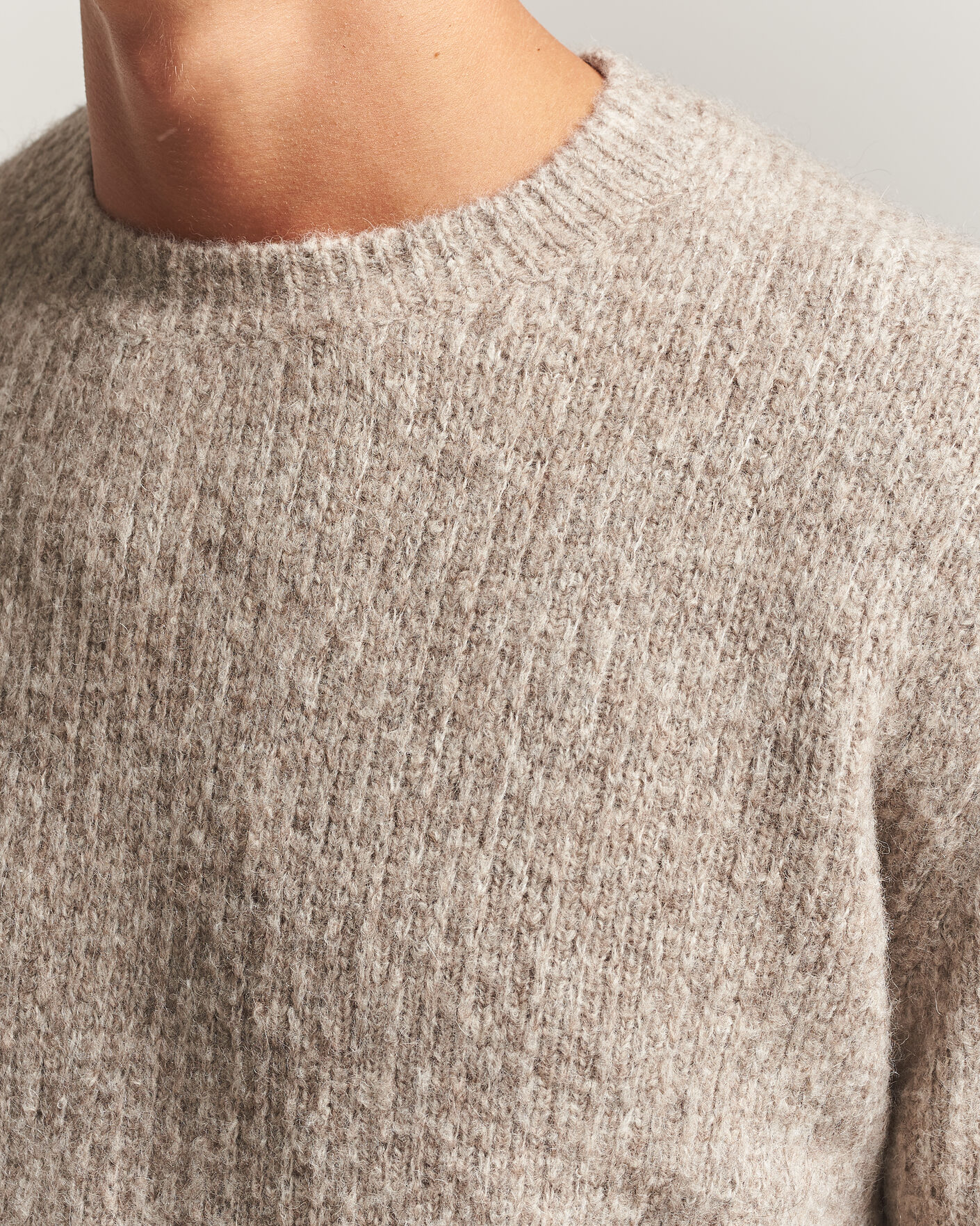 Men | Sweaters & Knitwear | Sunflower | Yak Sweater Dark Oat