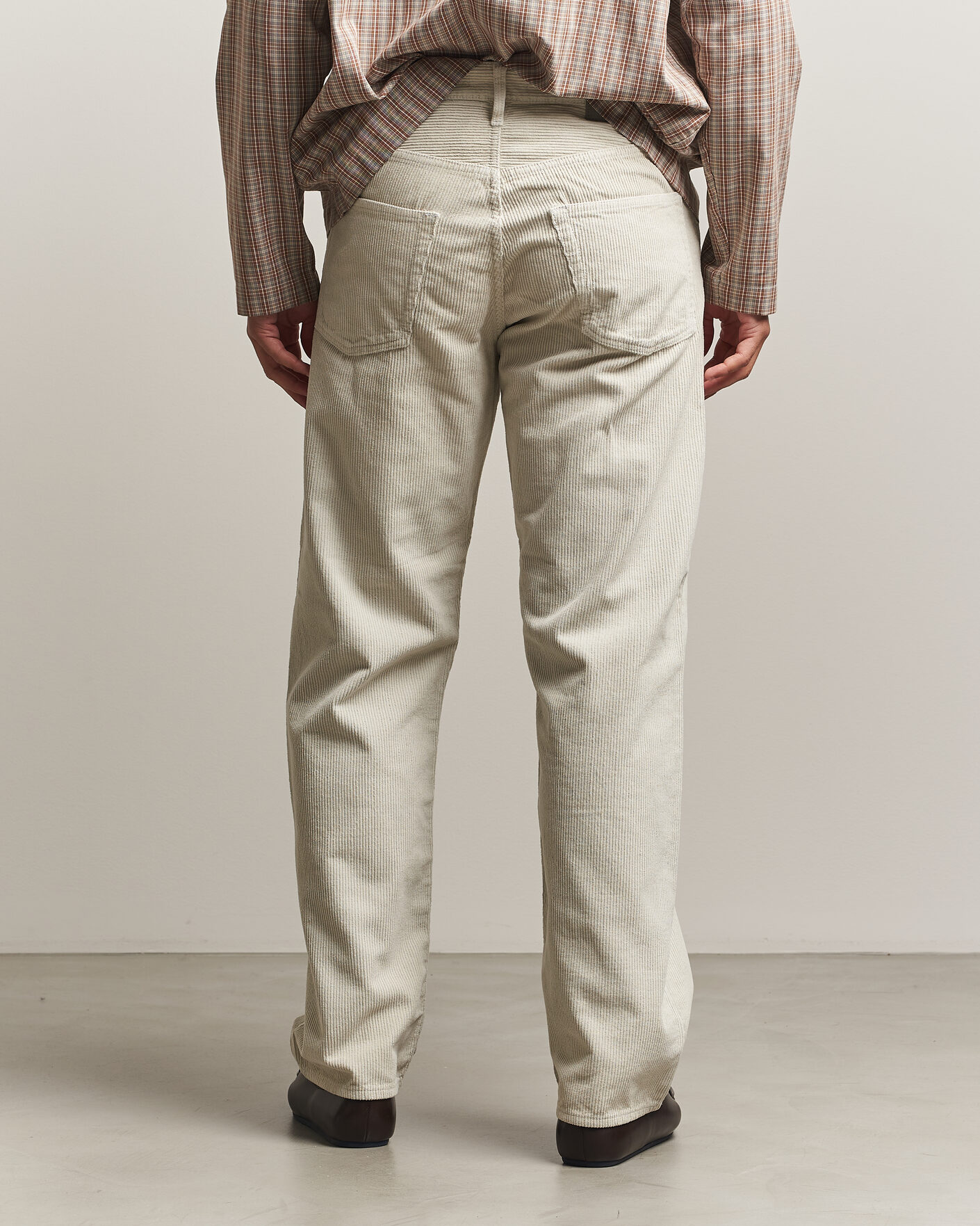 Men | Jeans | Sunflower | Loose Corduroy Pants Ivory