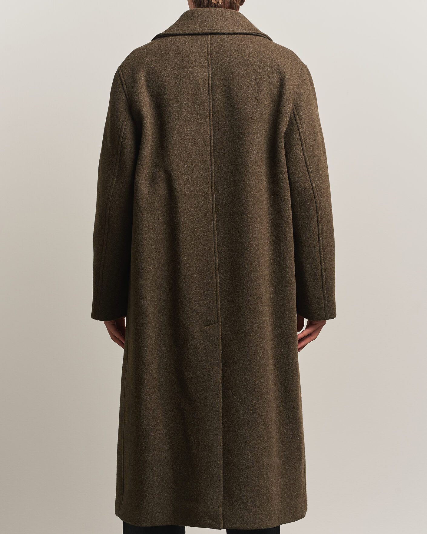 Men | Coats & Jackets | Sunflower | Wool Blend Winter Coat Green Moss