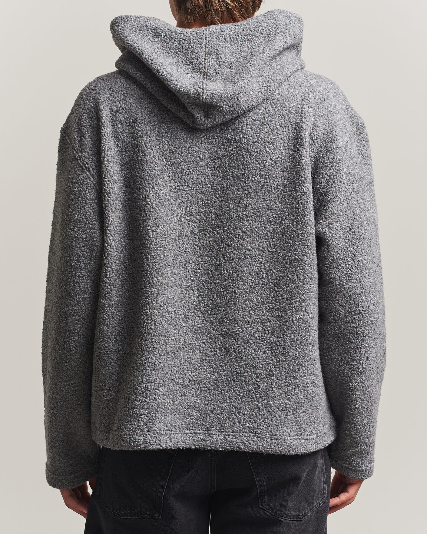 Men | Sweaters & Knitwear | Sunflower | Wool Hoodie Grey Melange