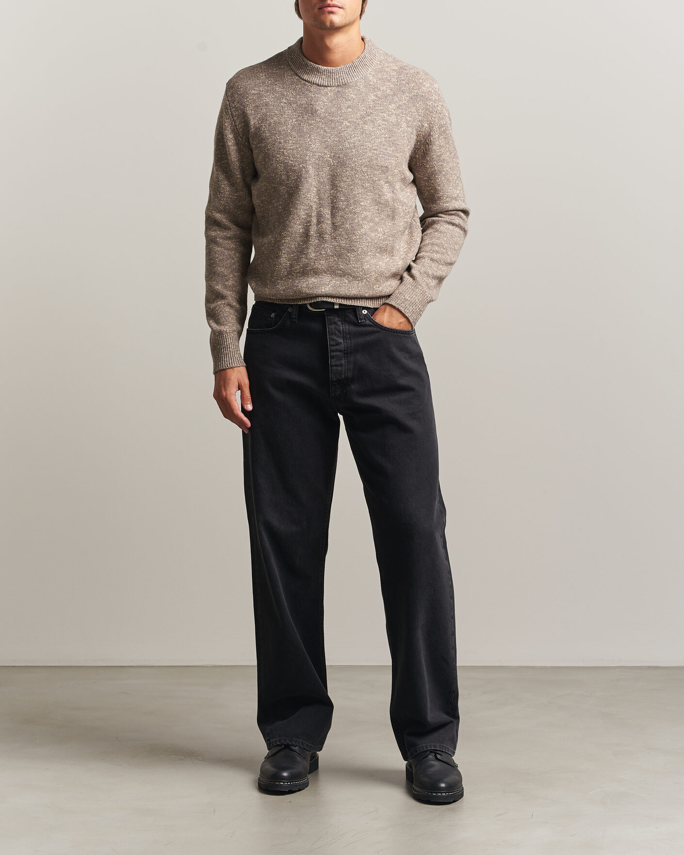 Men | Sweaters & Knitwear | Sunflower | Moon Merino Sweater Sand