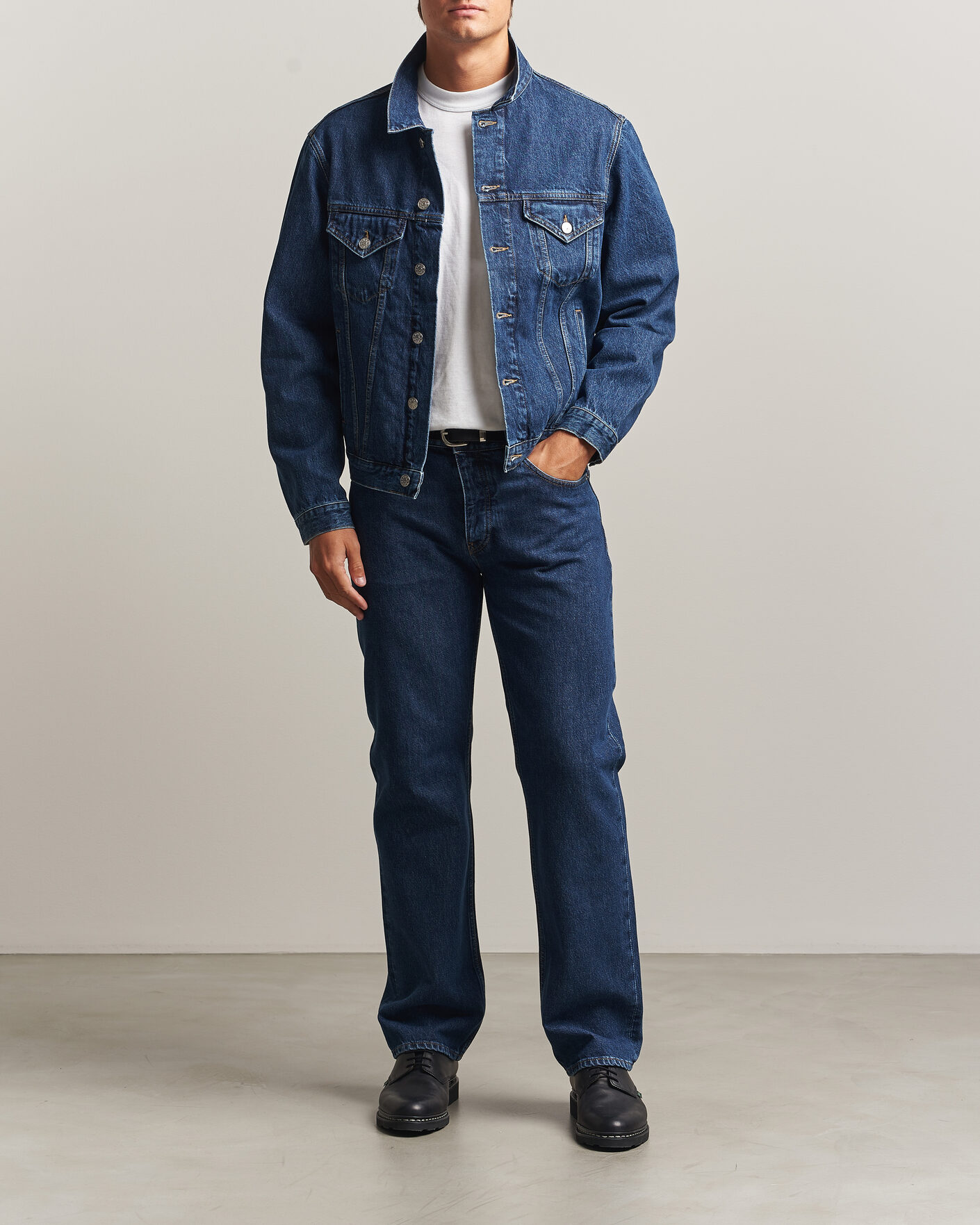 Men | Jeans | Sunflower | Low Straight Jeans Blue Wash