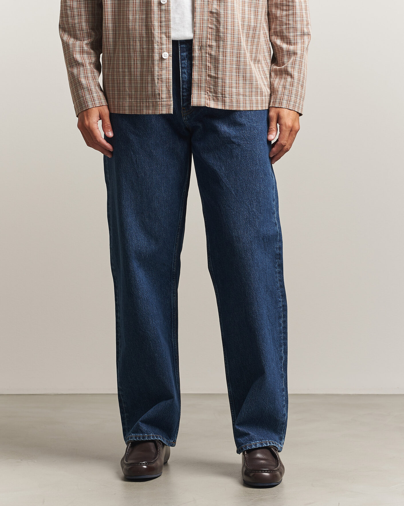 Men | Trousers | Sunflower | Loose Jeans Blue Wash