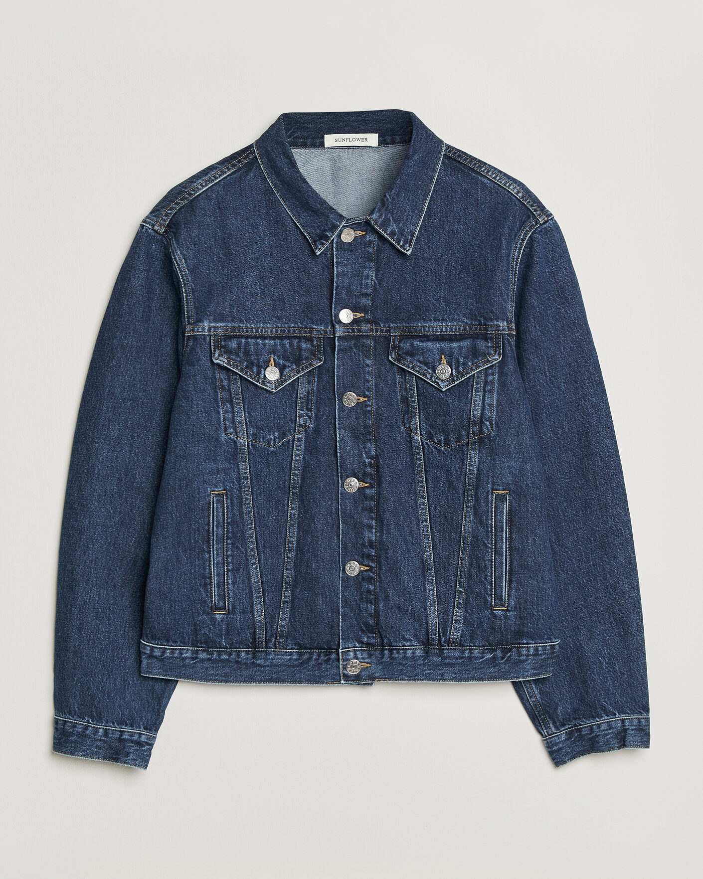 Men | Coats & Jackets | Sunflower | Trucker Denim Jacket Blue Wash