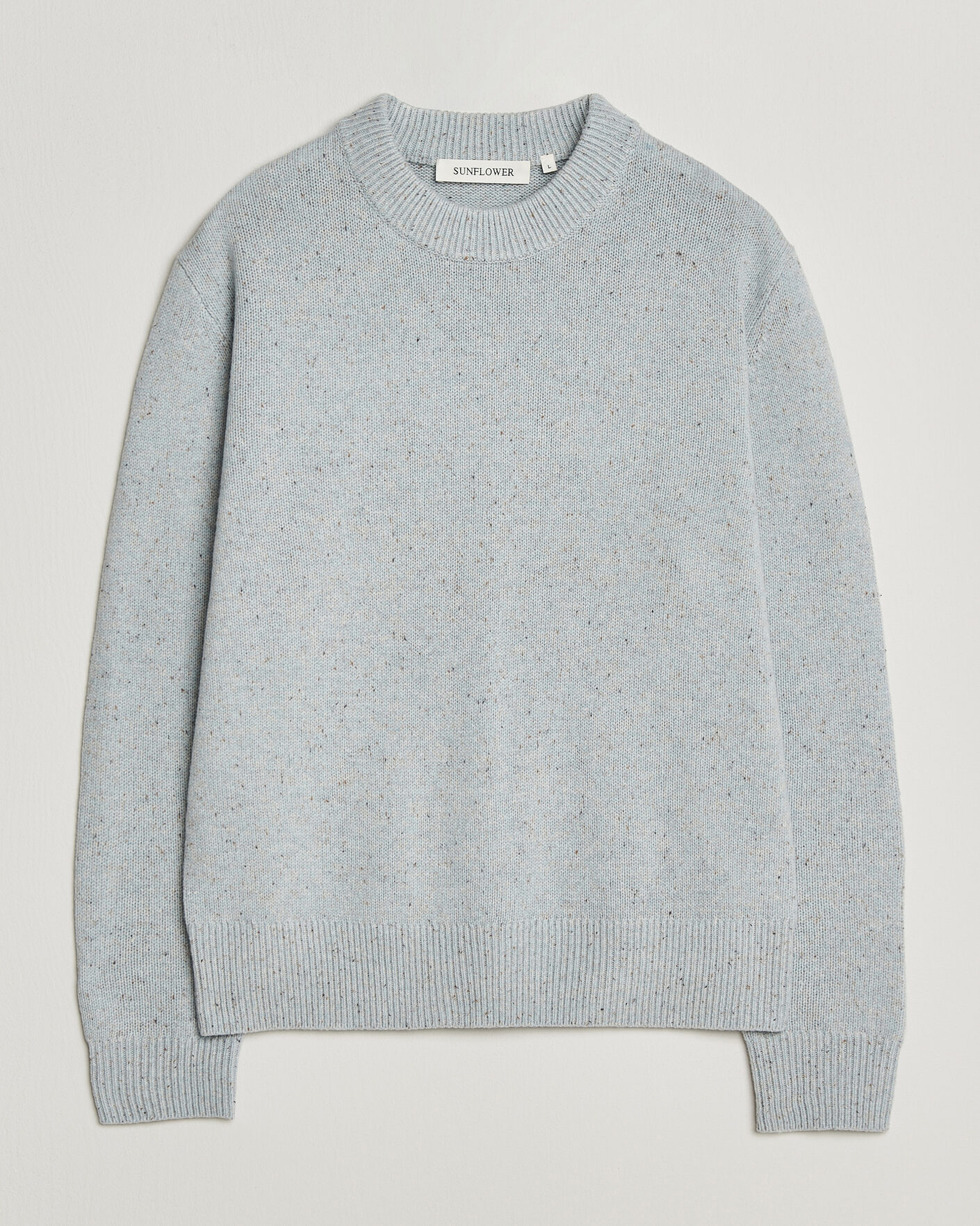 Men | Sweaters & Knitwear | Sunflower | Moon Donegal Sweater Light Blue