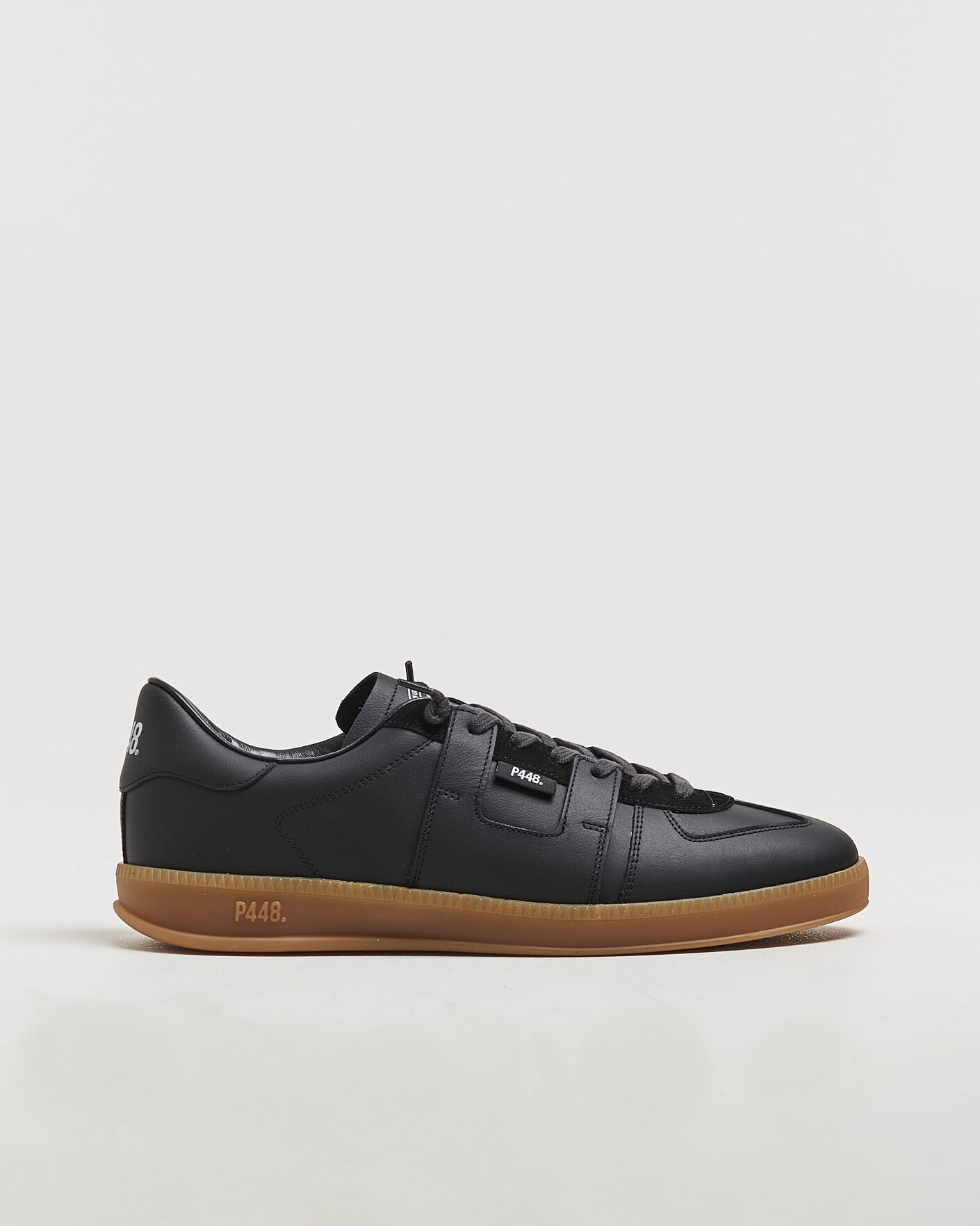 Men | Sneakers | P448 | Monza Leather/Suede Sneaker Black