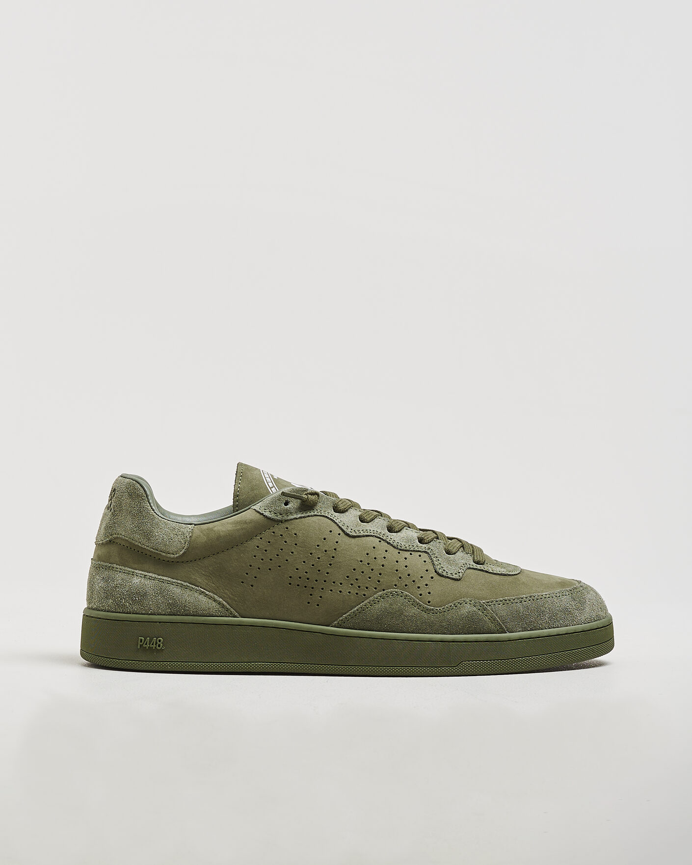 Men | Sneakers | P448 | Vert Leather Sneaker Army Green