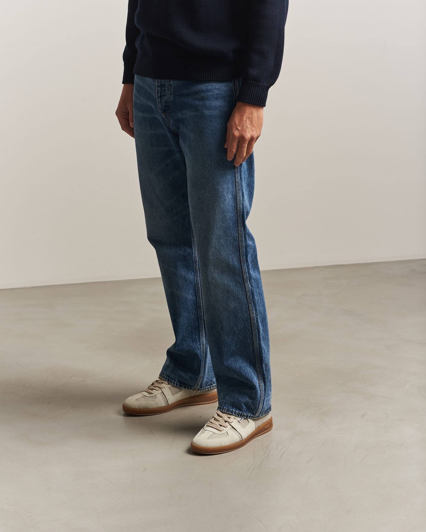 Men | Sneakers | P448 | Monza Suede Sneaker Beige/White
