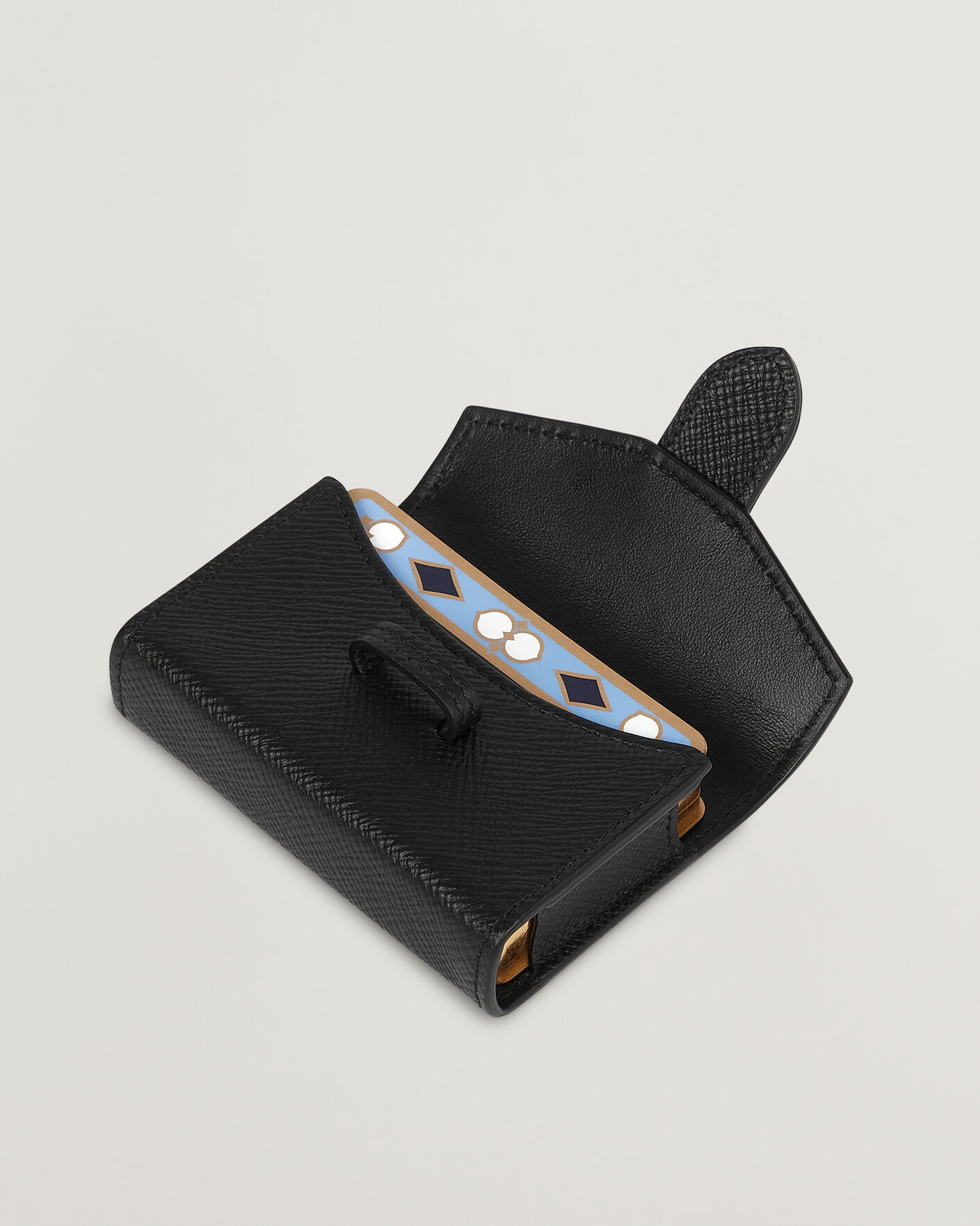 Men | Home | Smythson | Playing Cardcase Black