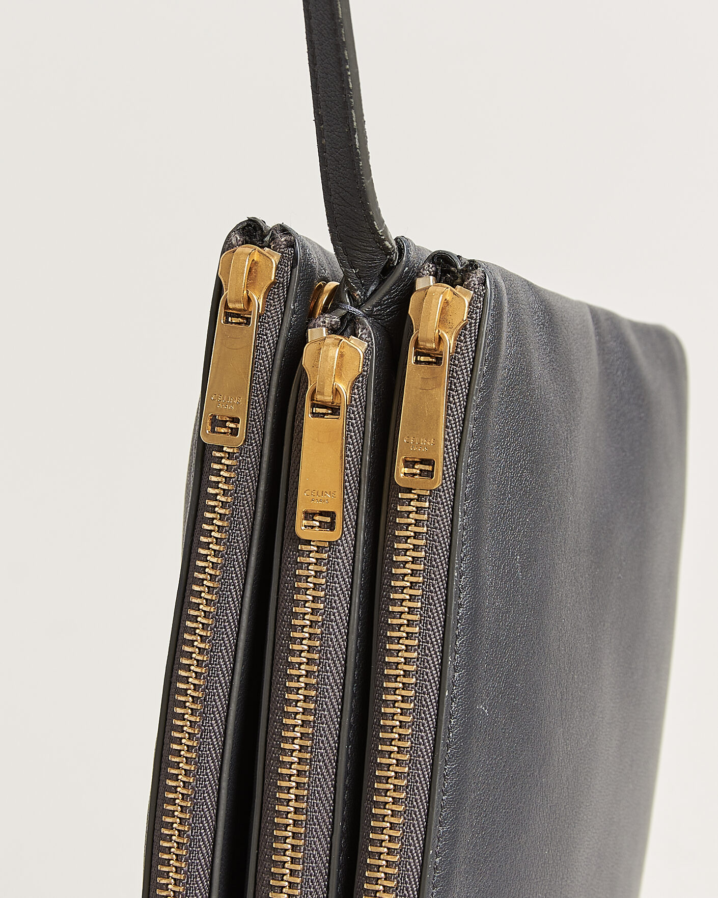 Men | Pre-Owned & Vintage Bags | Celine Pre-Owned | Trio Bag Small Grey