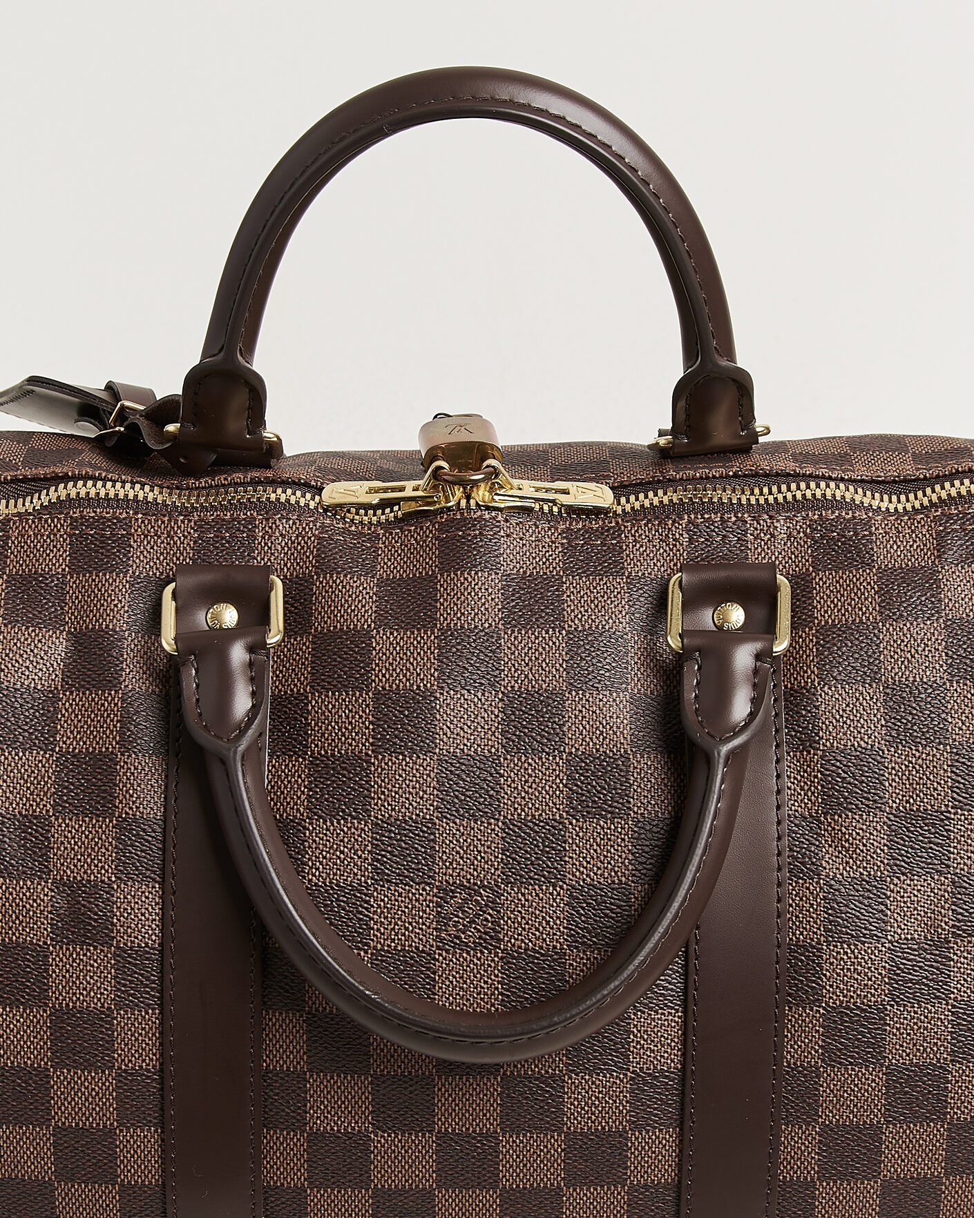 Men | Pre-Owned & Vintage Bags | Louis Vuitton Pre-Owned | Keepall 50 Damier Ebene