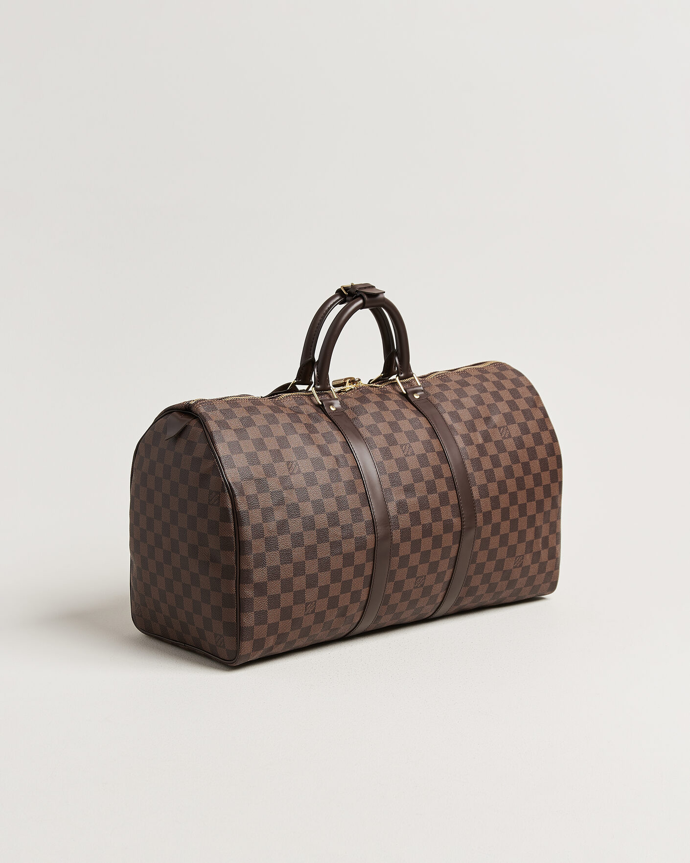 Men | Pre-Owned & Vintage Bags | Louis Vuitton Pre-Owned | Keepall 50 Damier Ebene