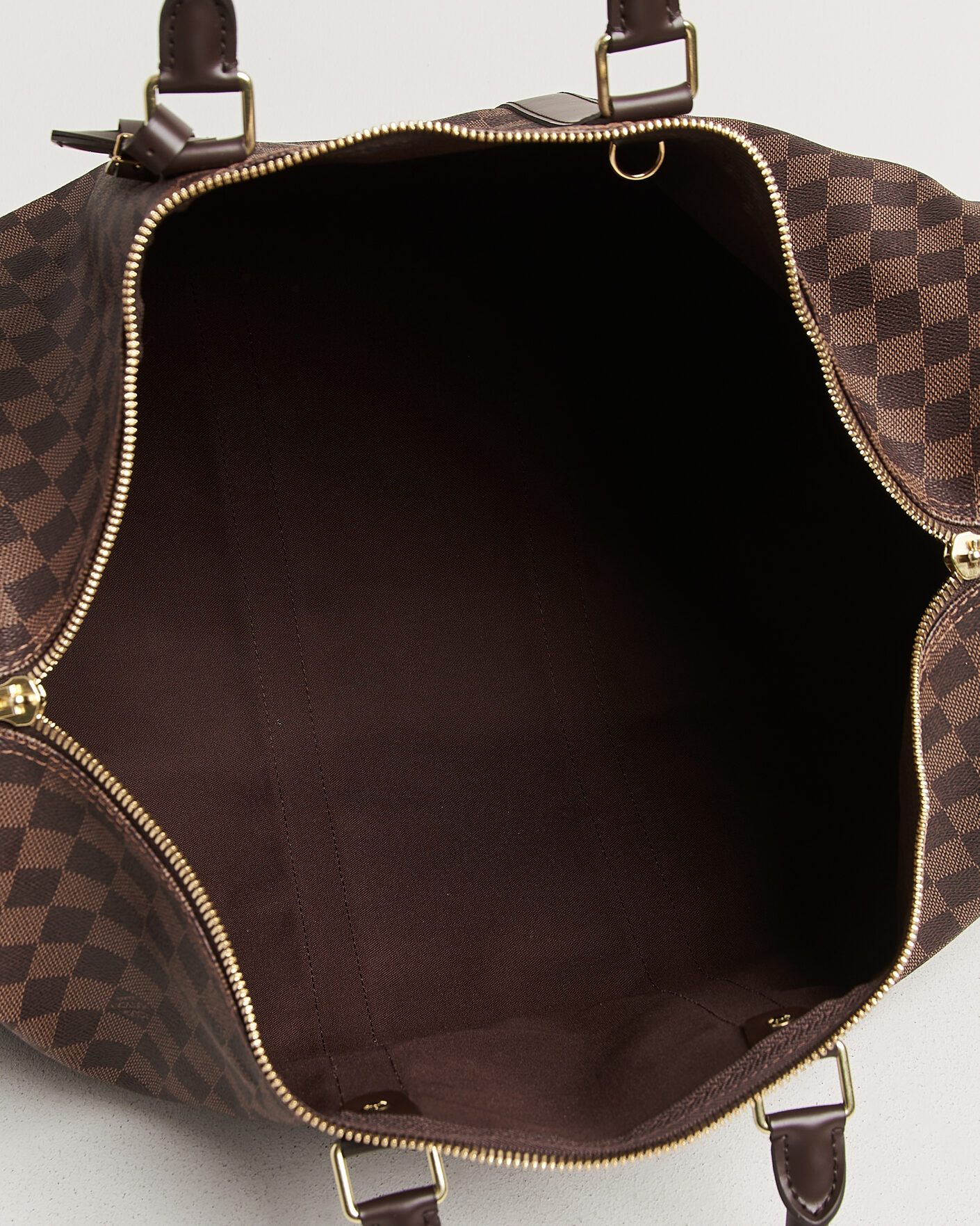 Men | Pre-Owned & Vintage Bags | Louis Vuitton Pre-Owned | Keepall 50 Damier Ebene