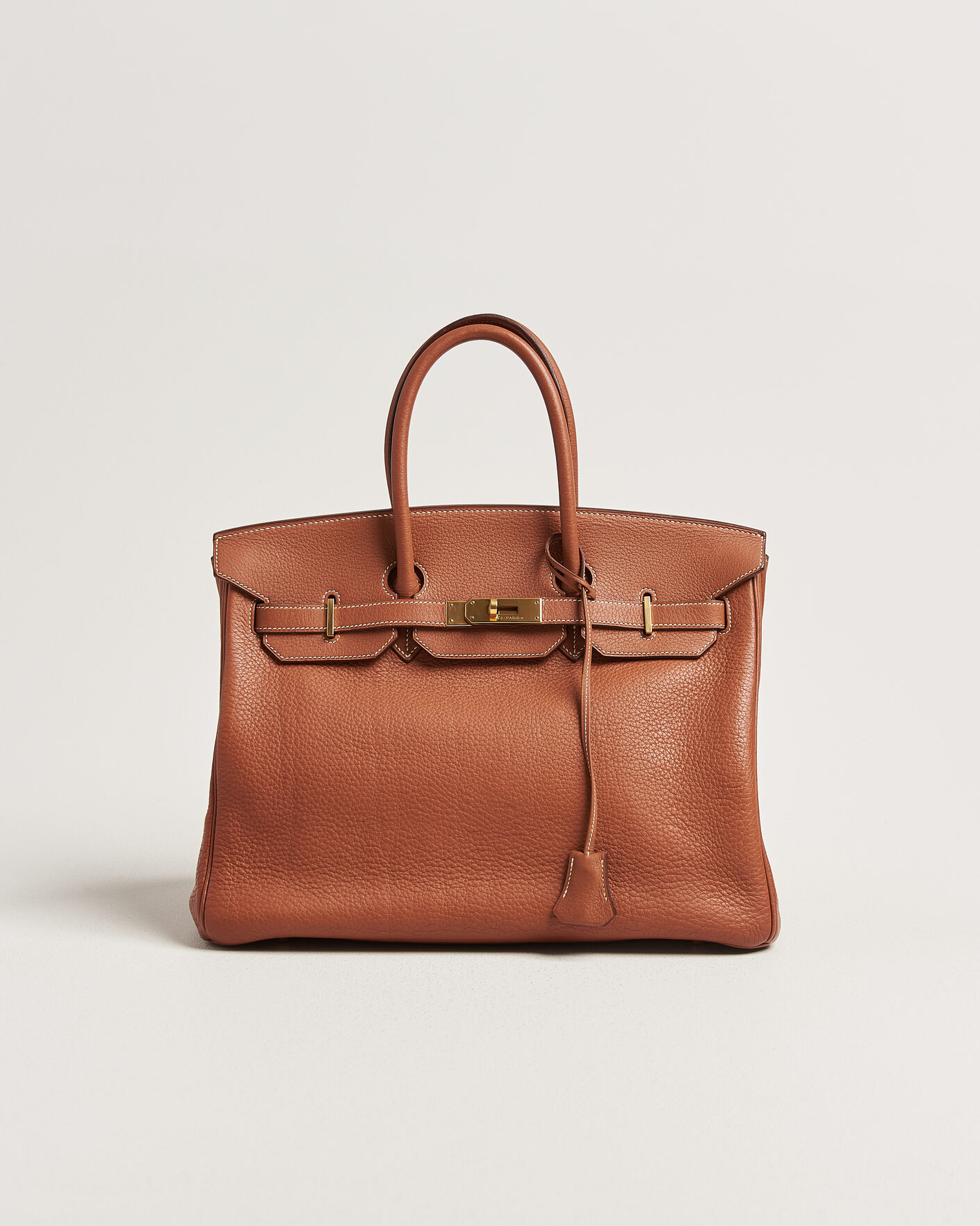 Men | Pre-Owned & Vintage Bags | Hermès Pre-Owned | Birkin 35 Togo Leather Cognac Brown