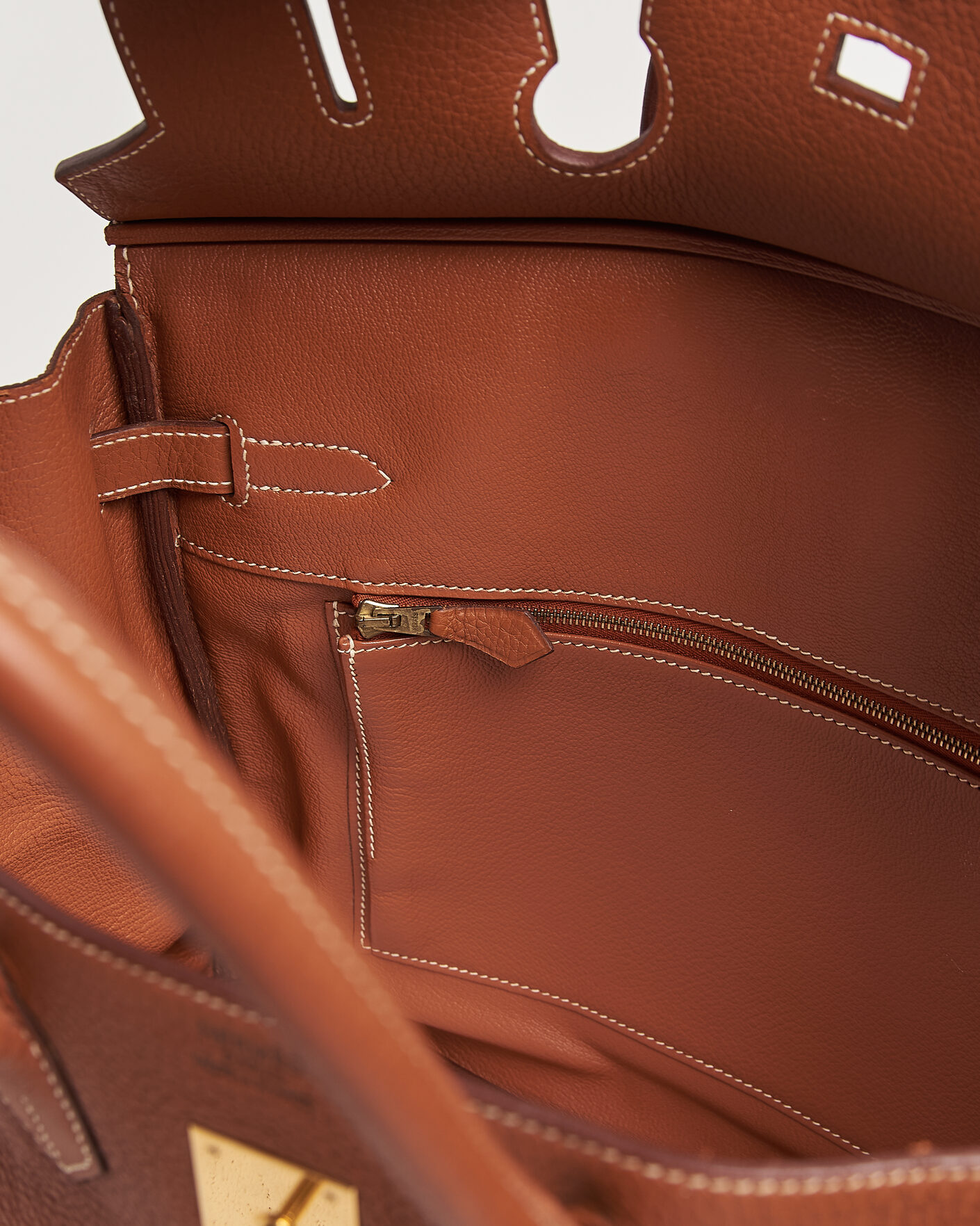 Men | Pre-Owned & Vintage Bags | Hermès Pre-Owned | Birkin 35 Togo Leather Cognac Brown