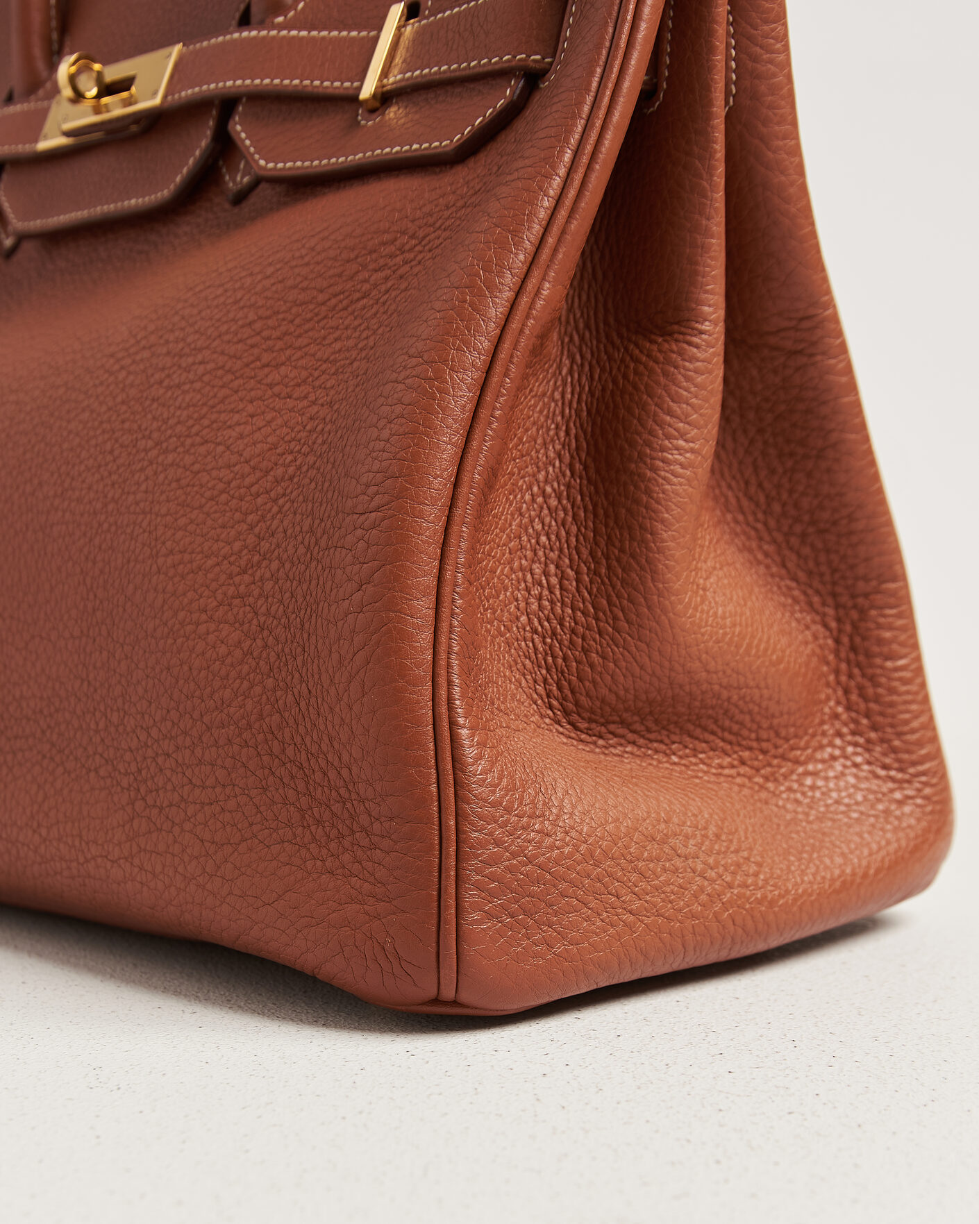 Men | Pre-Owned & Vintage Bags | Hermès Pre-Owned | Birkin 35 Togo Leather Cognac Brown