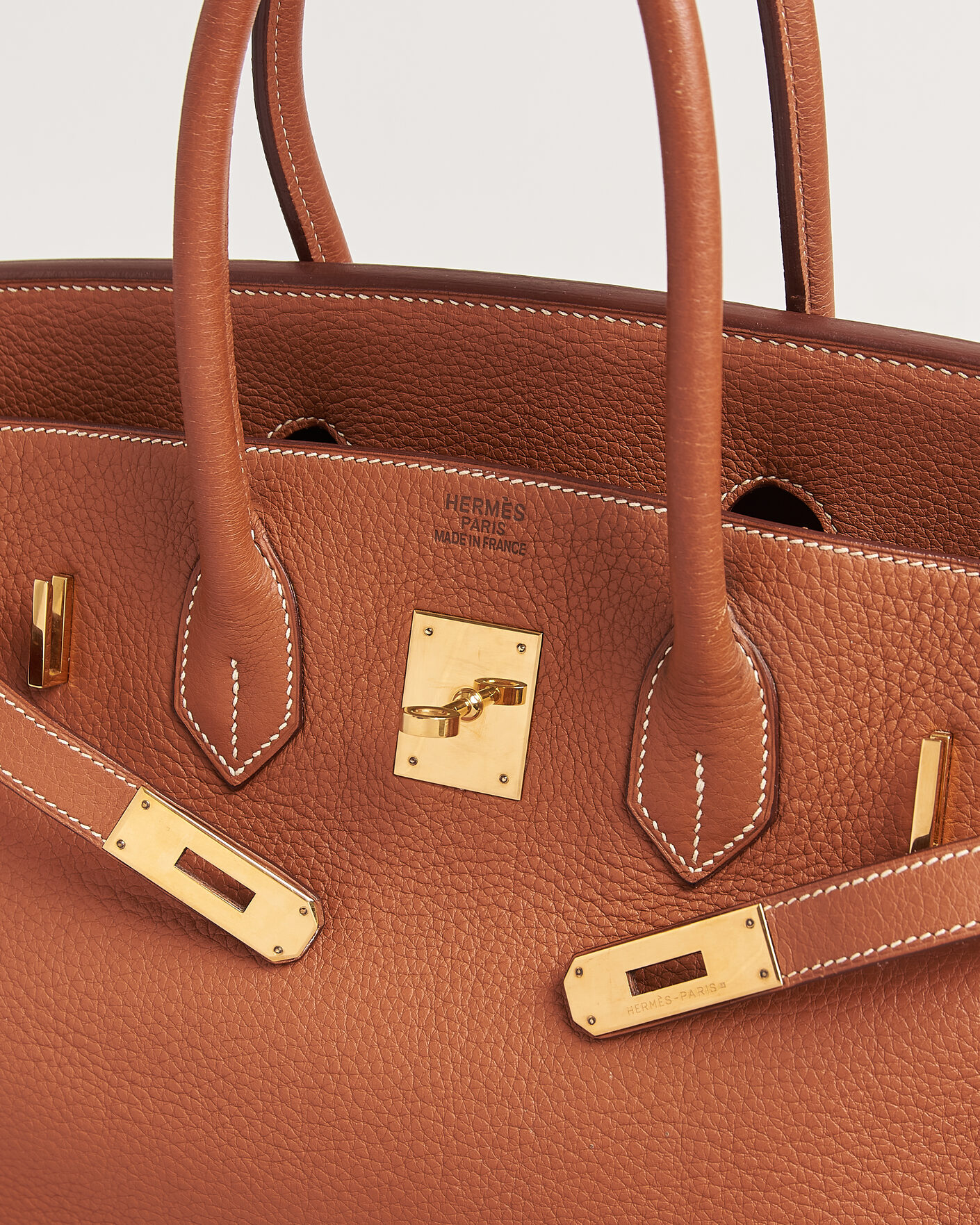 Men | Pre-Owned & Vintage Bags | Hermès Pre-Owned | Birkin 35 Togo Leather Cognac Brown