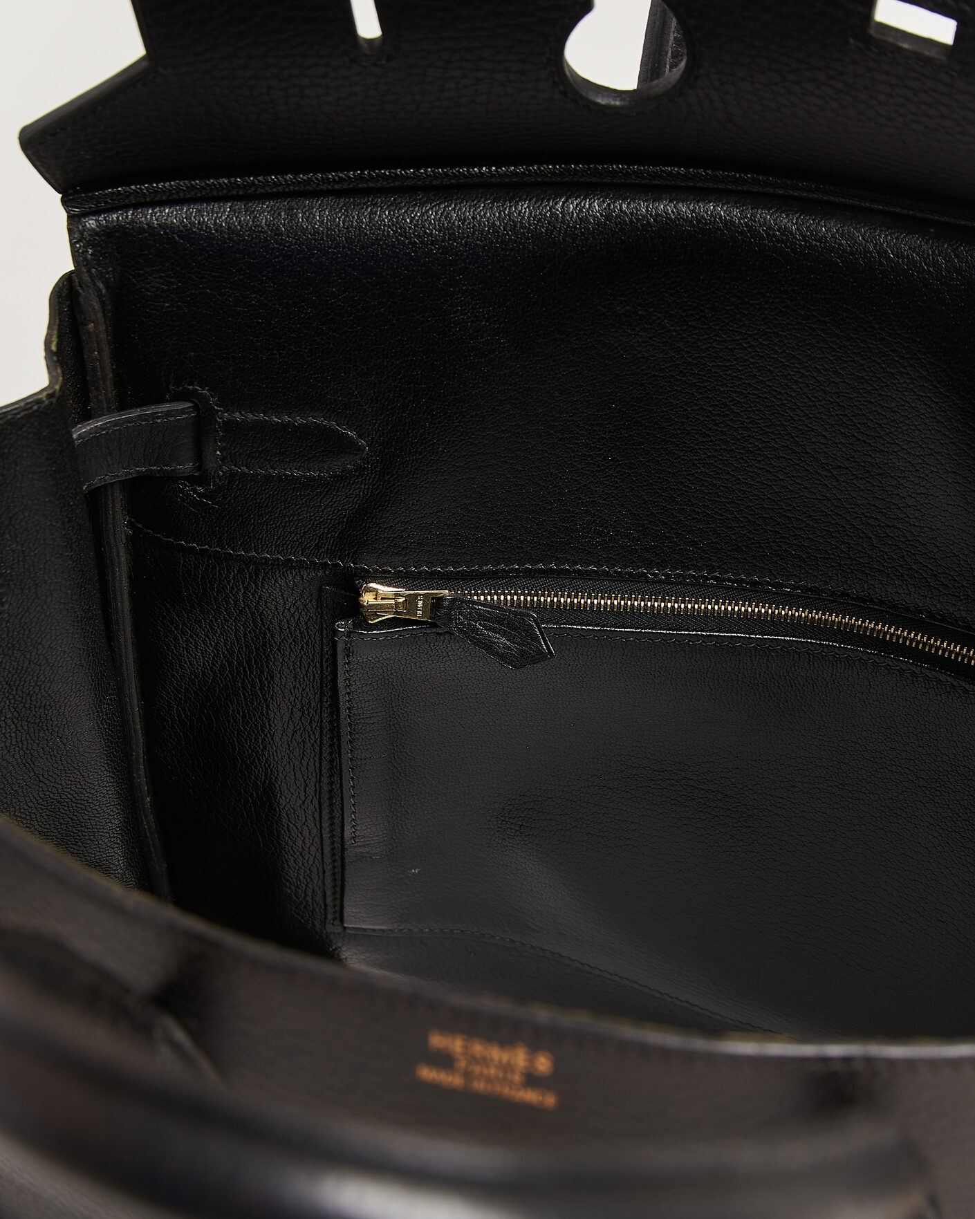 Men | Pre-Owned & Vintage Bags | Hermès Pre-Owned | Birkin 35 Retourné Ardennes Leather Black