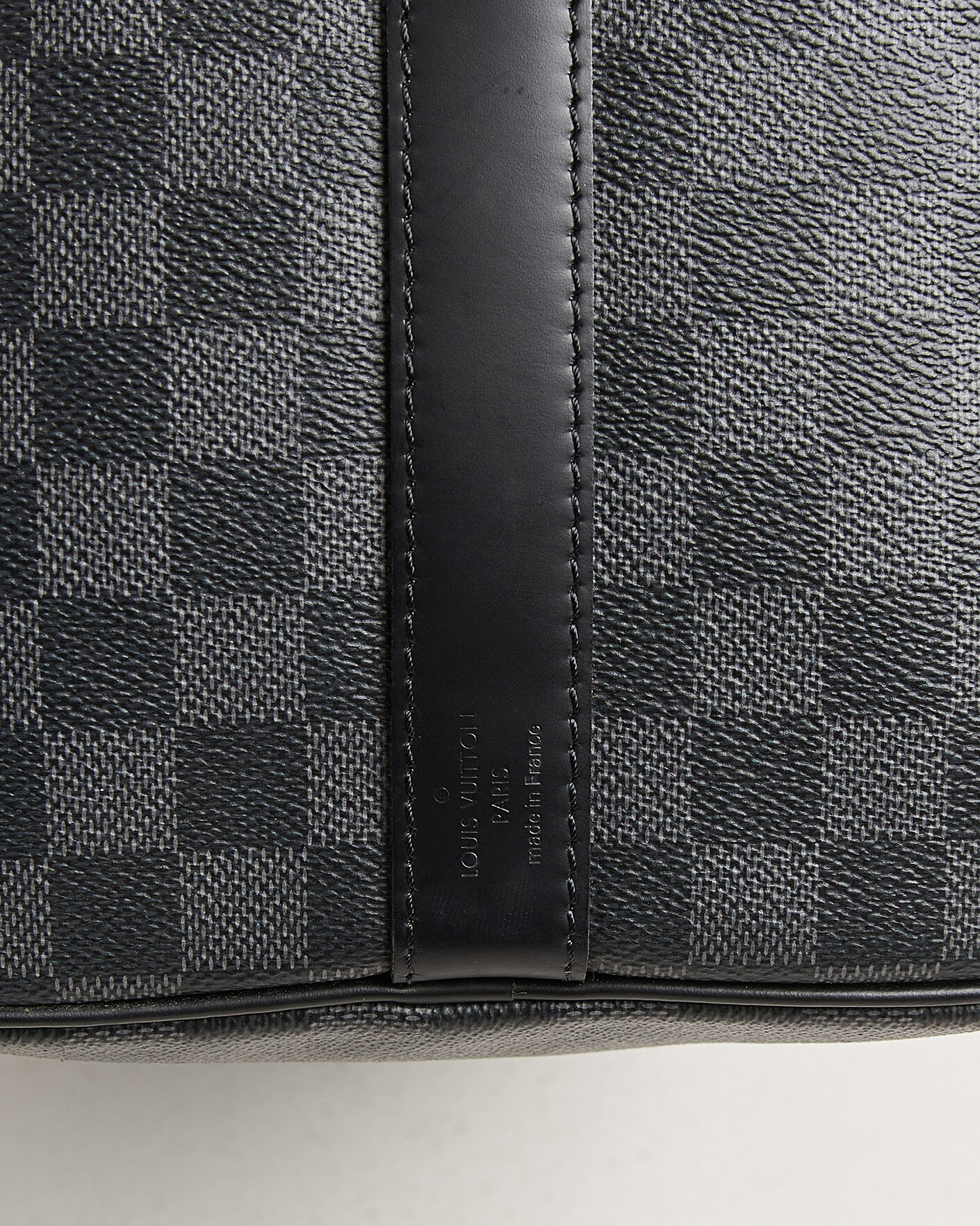Men | Pre-Owned & Vintage Bags | Louis Vuitton Pre-Owned | Keepall 45 Bandouliére Damier graphite