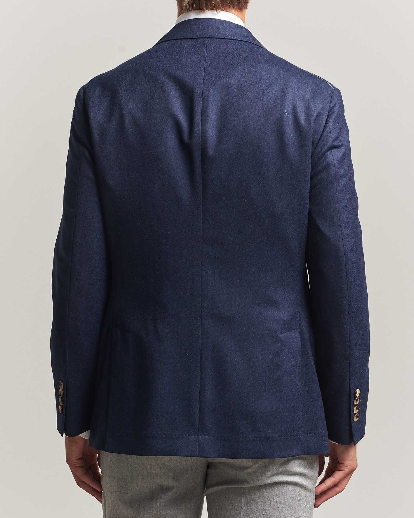 Men | Blazers | Brunello Cucinelli | Wool Flannel Blazzer Navy