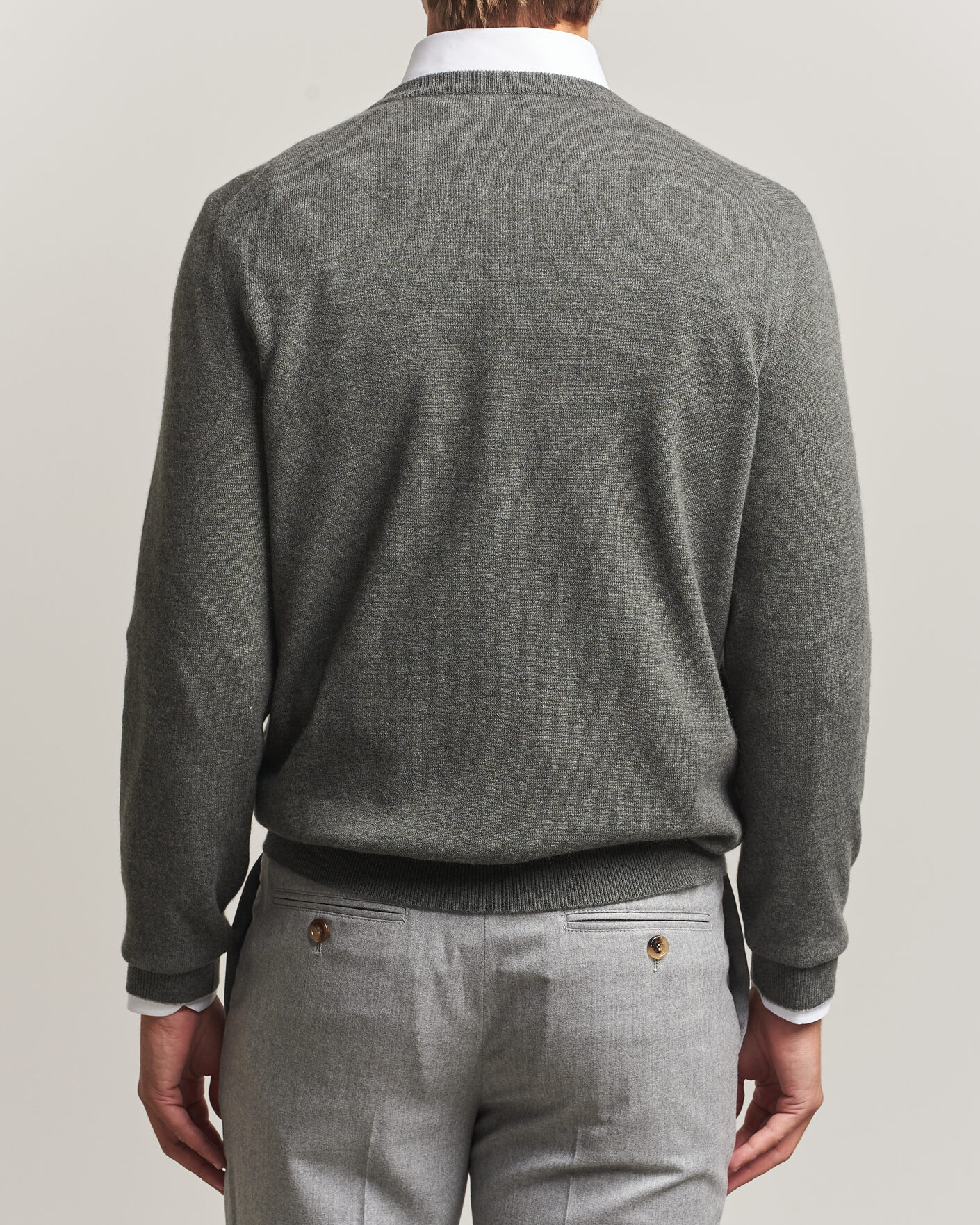 Men | Sweaters & Knitwear | Brunello Cucinelli | 2 Ply Cashmere Pullover Forest Green