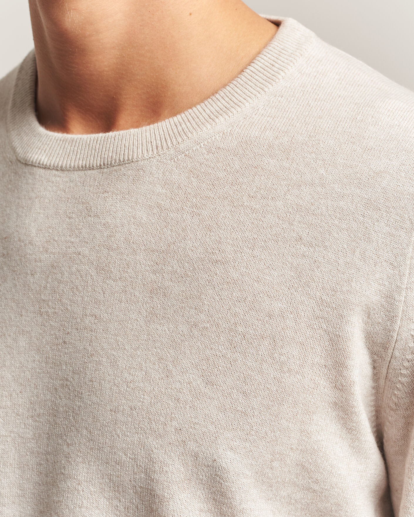 Men | Sweaters & Knitwear | Brunello Cucinelli | 2 Ply Cashmere Pullover Oyster