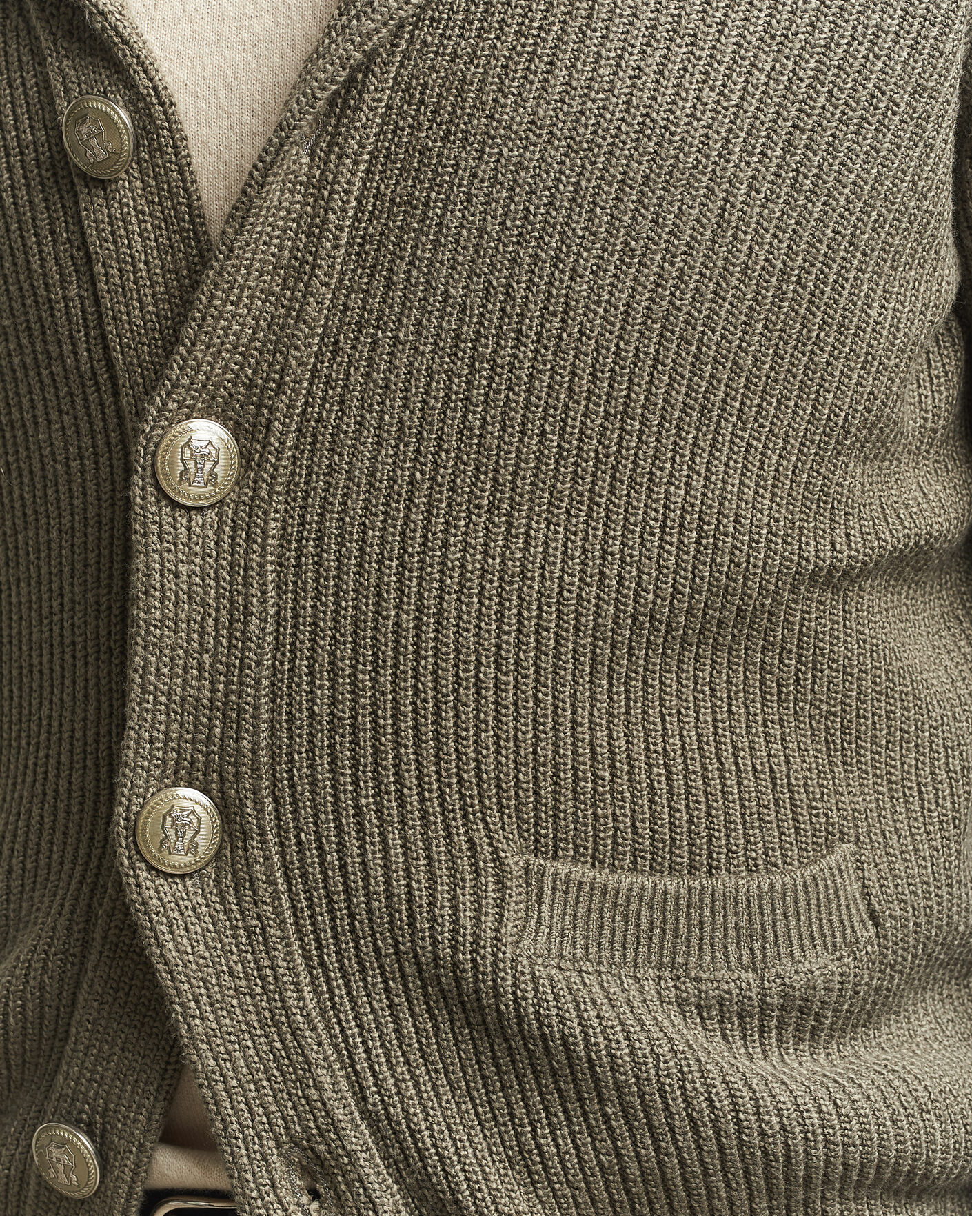 Men | Sweaters & Knitwear | Brunello Cucinelli | Shawl Collar Cardigan Forest Green