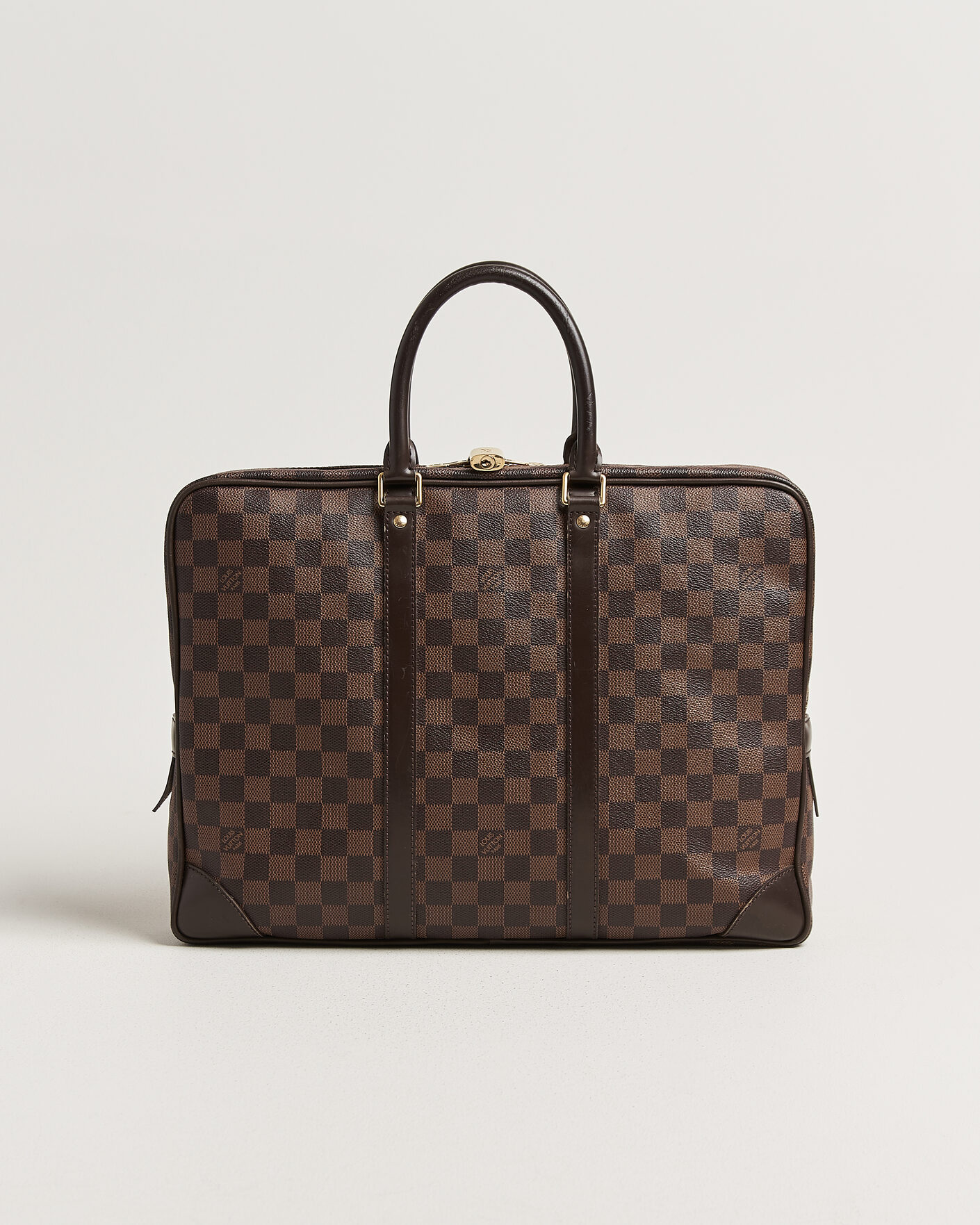 Men | Pre-Owned & Vintage Bags | Louis Vuitton Pre-Owned | Porte Documents Voyage Damier Ebene