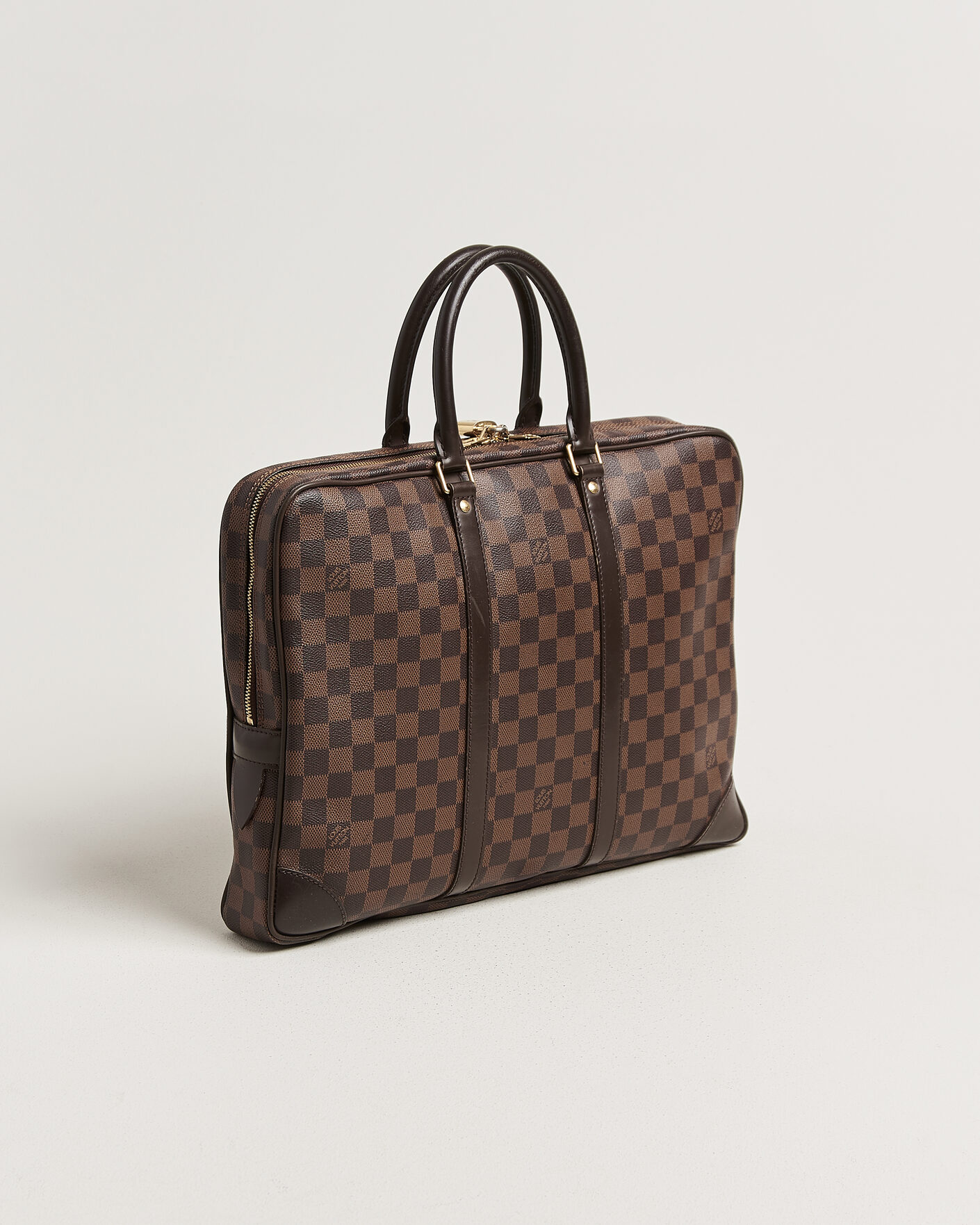 Men | Pre-Owned & Vintage Bags | Louis Vuitton Pre-Owned | Porte Documents Voyage Damier Ebene