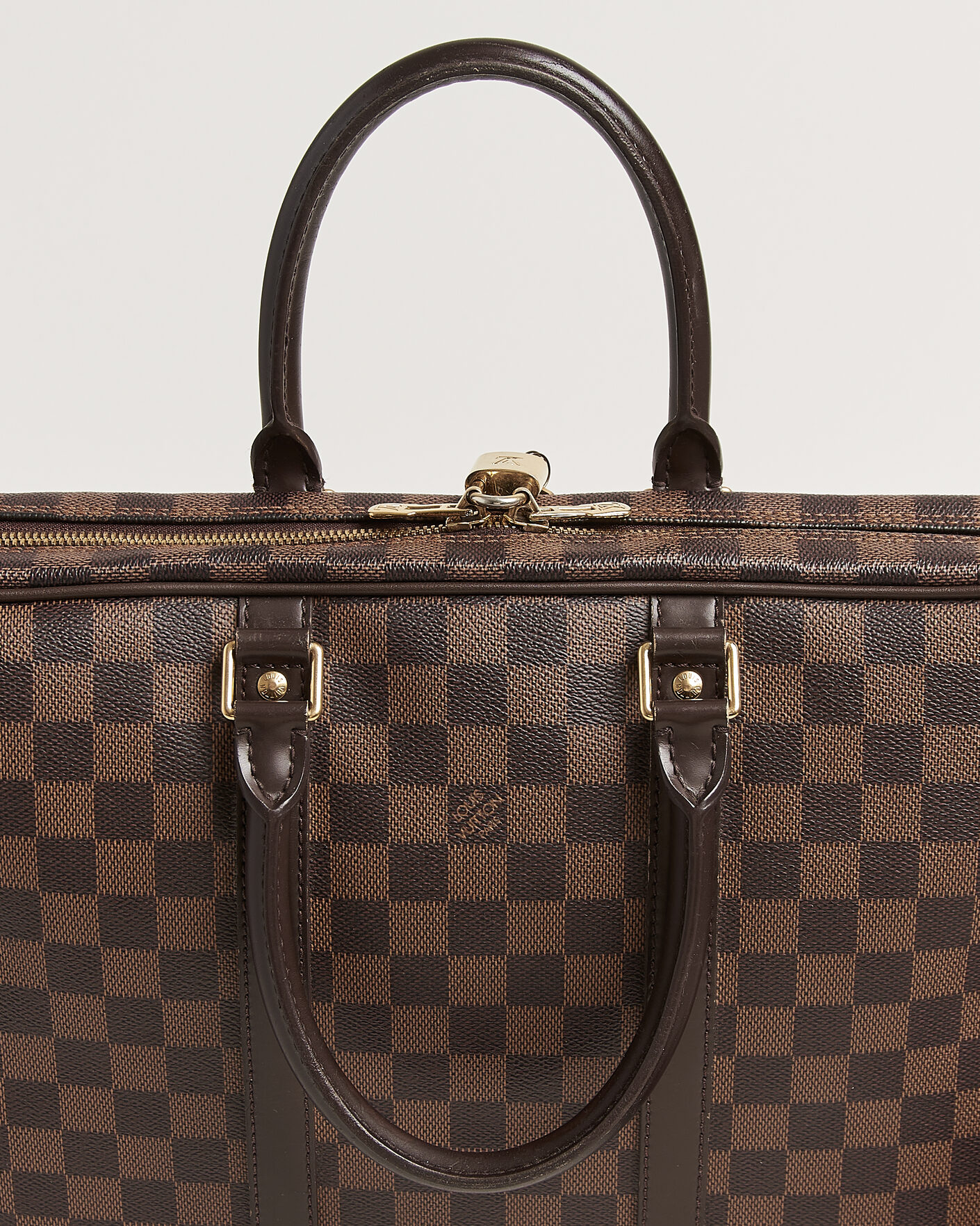 Men | Pre-Owned & Vintage Bags | Louis Vuitton Pre-Owned | Porte Documents Voyage Damier Ebene
